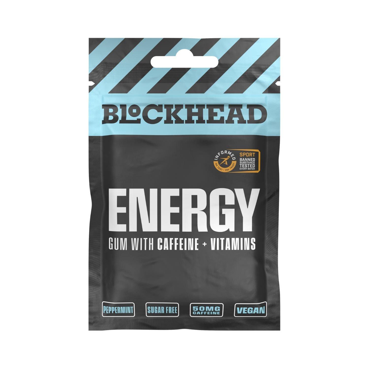 Blockhead Caffeine Gum (12 Packs)