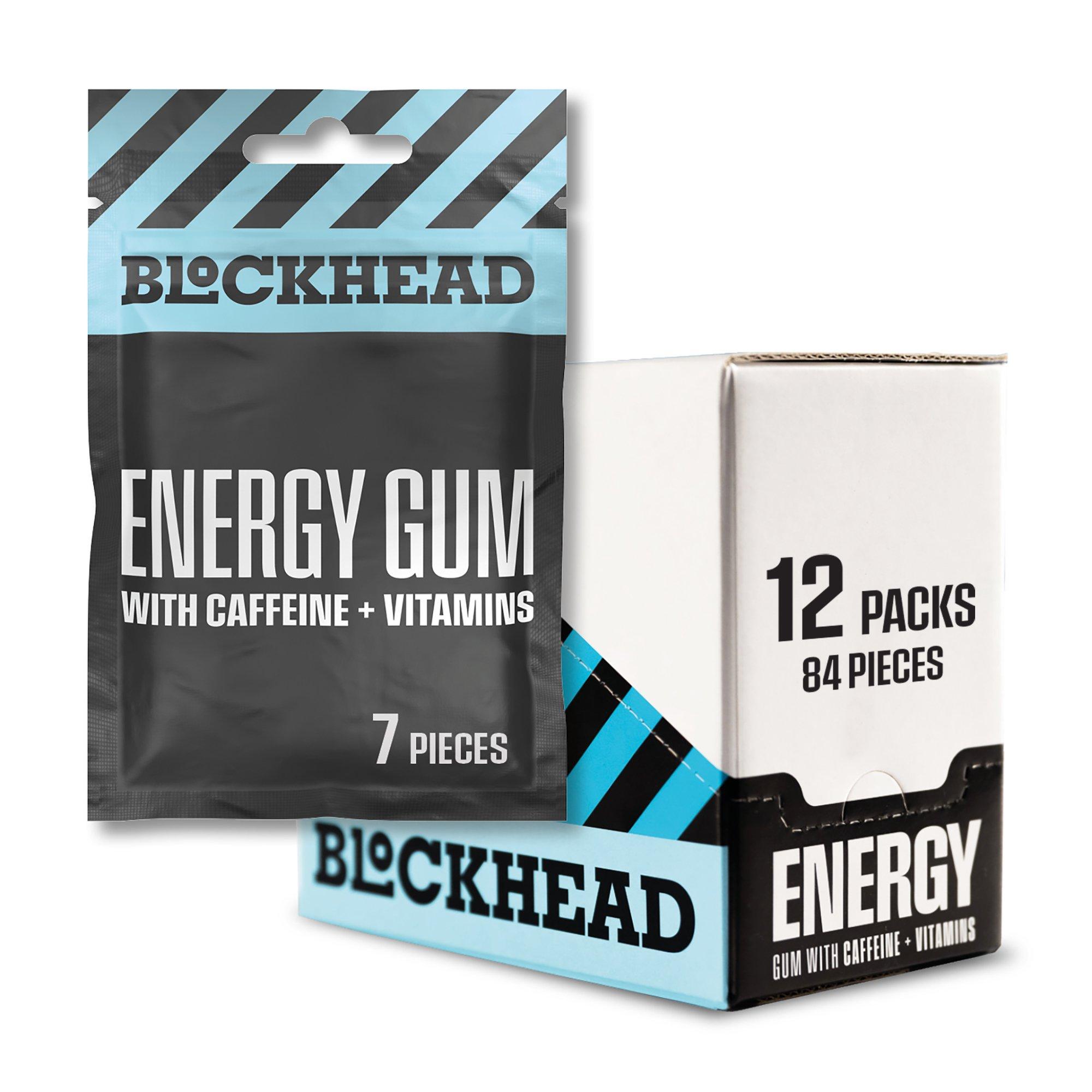 Caffeine - Blockhead - Caffeine Gum (12 Packs) - 3