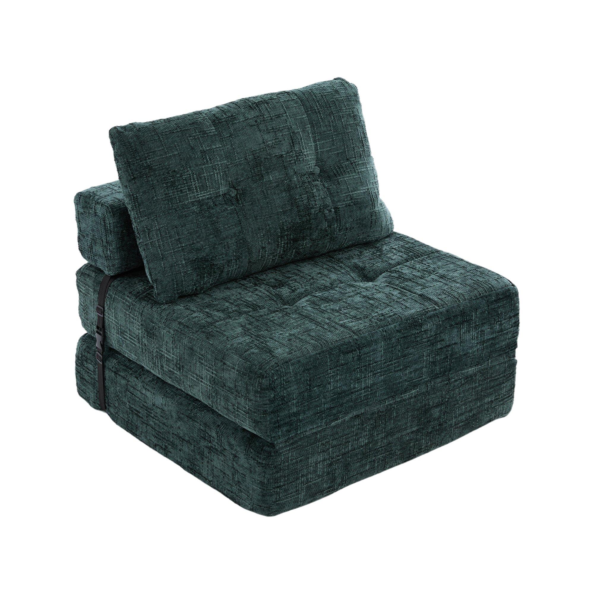 Emerald - Urban Meuble - Convertible Tufted Folding Sofa Bed - 12
