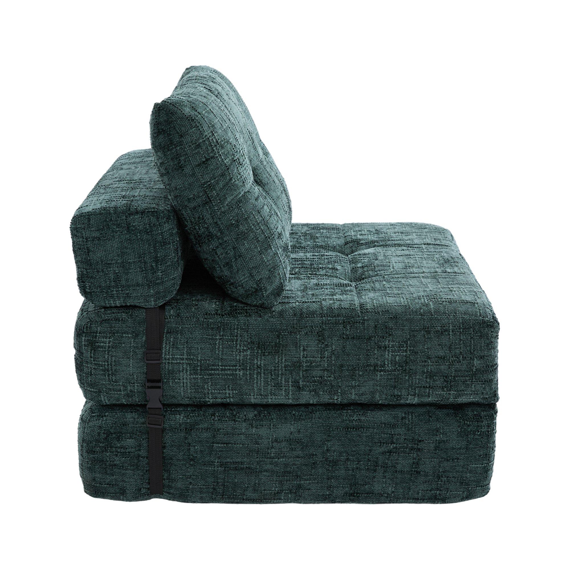 Emerald - Urban Meuble - Convertible Tufted Folding Sofa Bed - 13