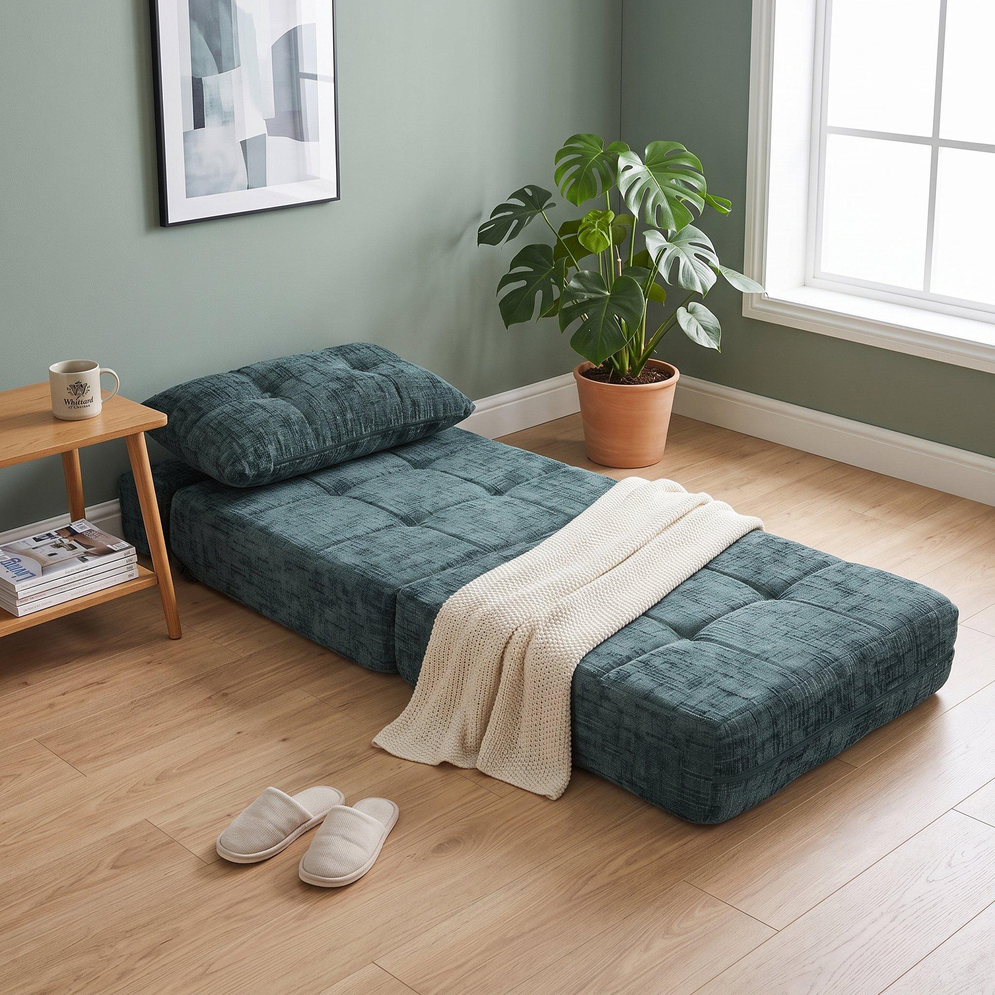 Emerald - Urban Meuble - Convertible Tufted Folding Sofa Bed - 4