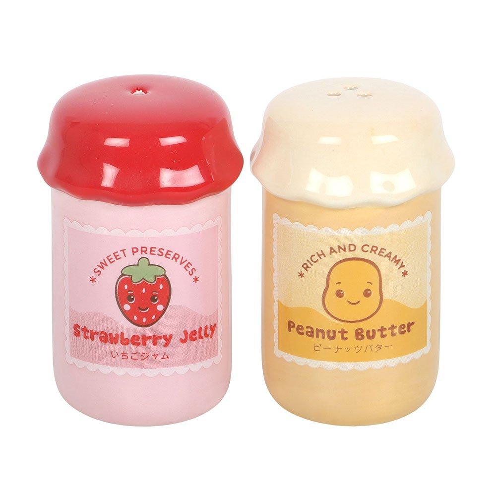 Pink - Something Different - Peanut Butter and Jelly Jar Salt and Pepper Shaker - 2