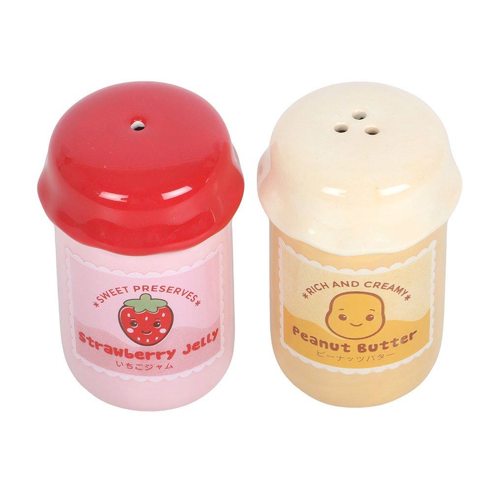 Pink - Something Different - Peanut Butter and Jelly Jar Salt and Pepper Shaker - 4
