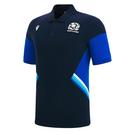 Marine/Bleu - Macron - Scotland 22/23 Polo Shirt Mens - 1