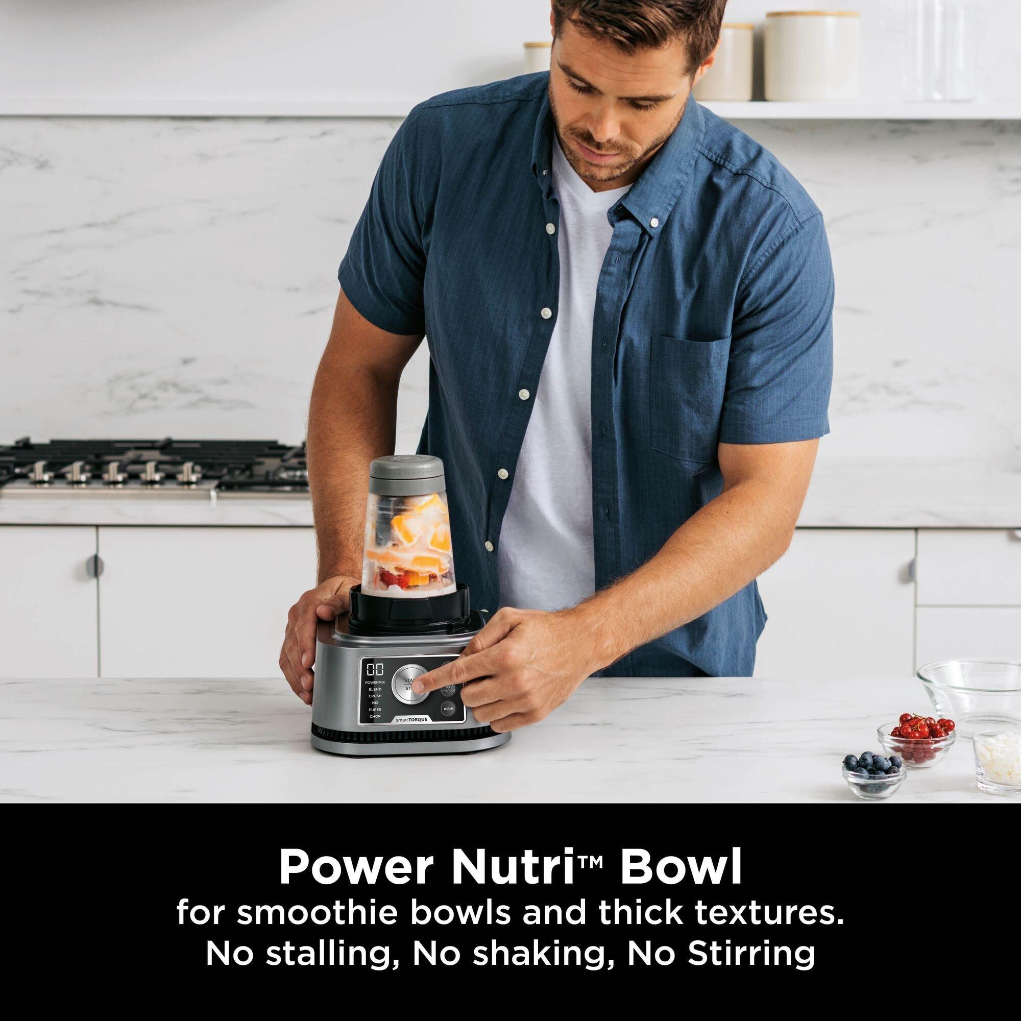 Silver - Ninja - Foodi Power Nutri Blender 3-in-1 CB350UK Silver - 8