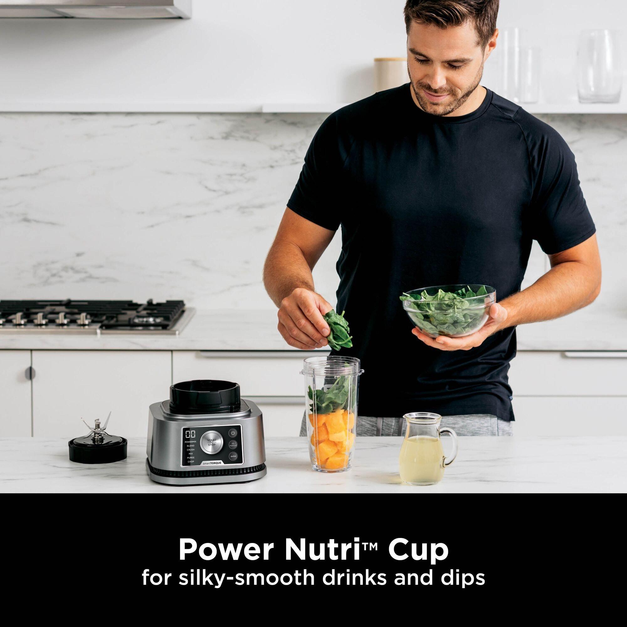 Silver - Ninja - Foodi Power Nutri Blender 3-in-1 CB350UK Silver - 9