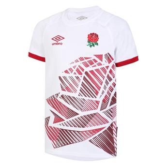 Umbro England Rugby 7s Home Shirt 2022 2023 Juniors