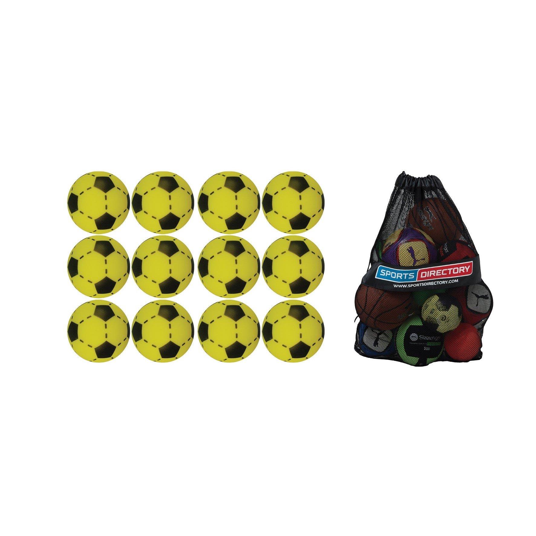 Sports Directory  Foam Footballs - Pack Of 12 - Neutral