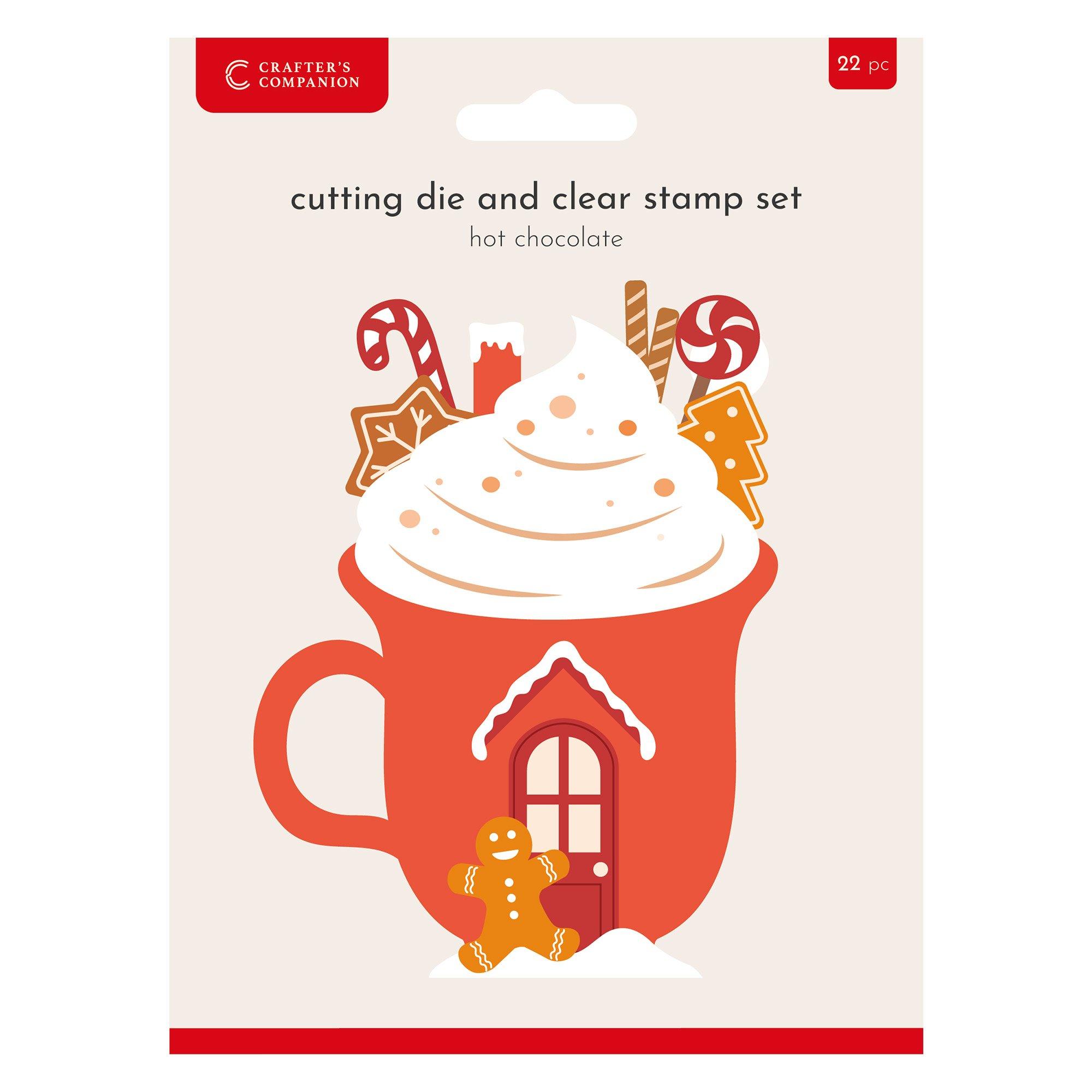 Multi - Crafters Companion - Hot Chocolate Stamp & Die - 1