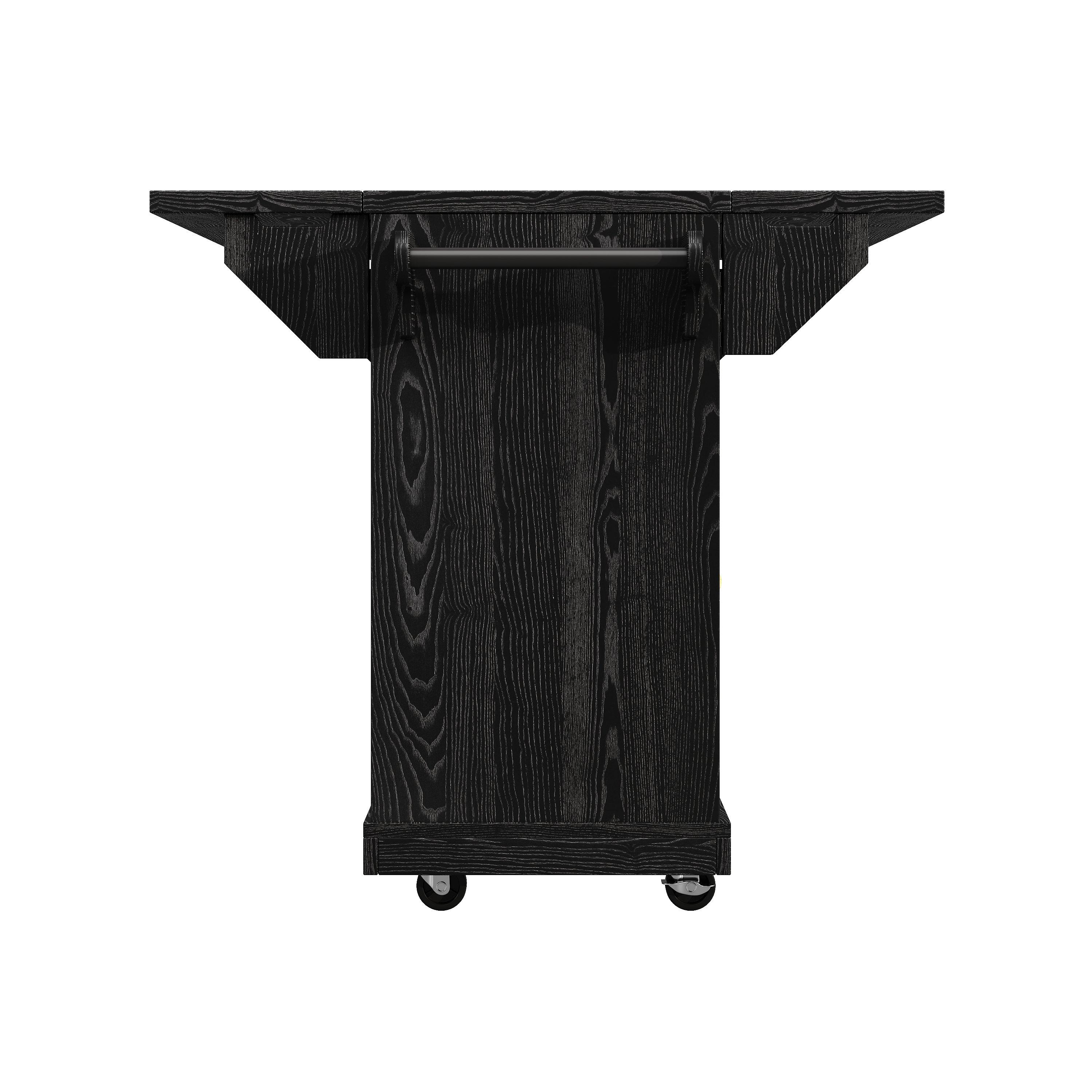 Black - Urban Meuble - Multifunctional Mobile Kitchen Trolley - 12