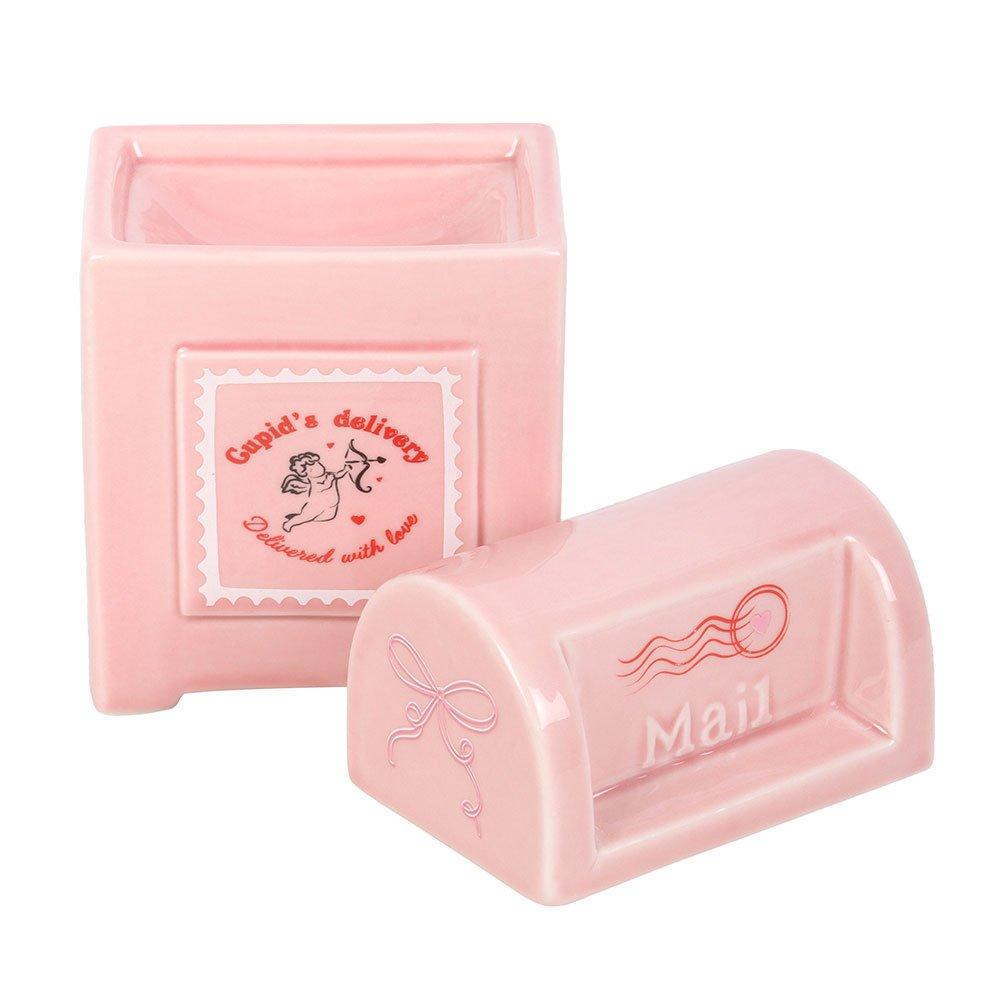 White - Something Different - Cupids Delivery Valentine Postbox Oil Burner - 3