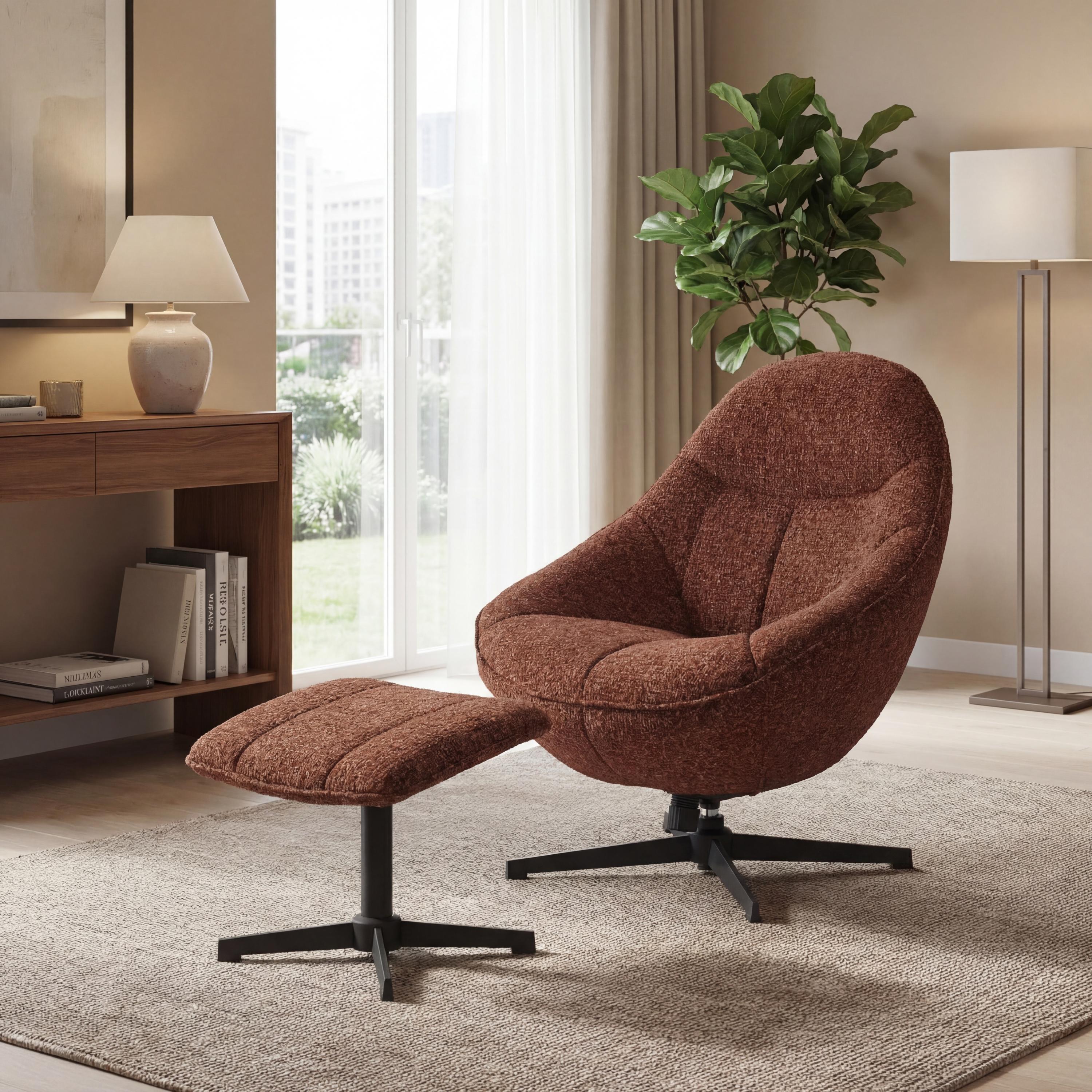 Copper Blush - Shankar - Serene Lounge Chair - 1