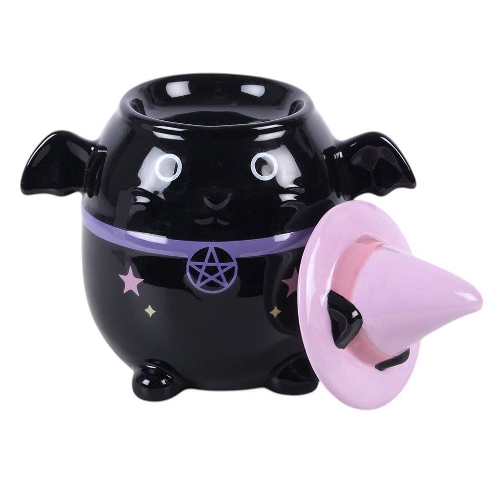 White - Something Different - Pastel Bat Cat Oil Burner - 2