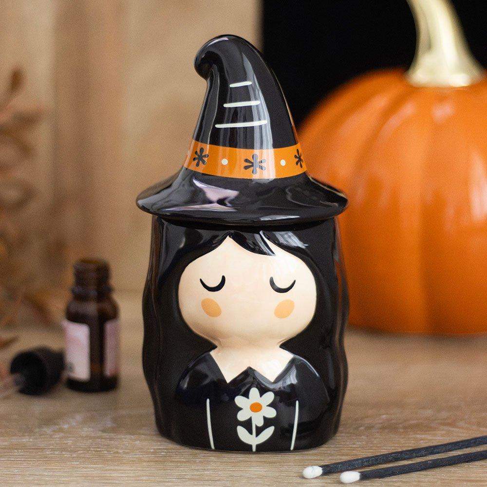 White - Something Different - Frightful Folk Witch Oil Burner - 1