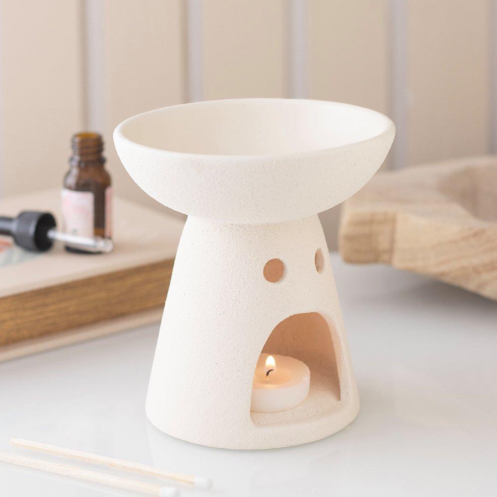 White - Something Different - Pedestal Oil Burner - 1