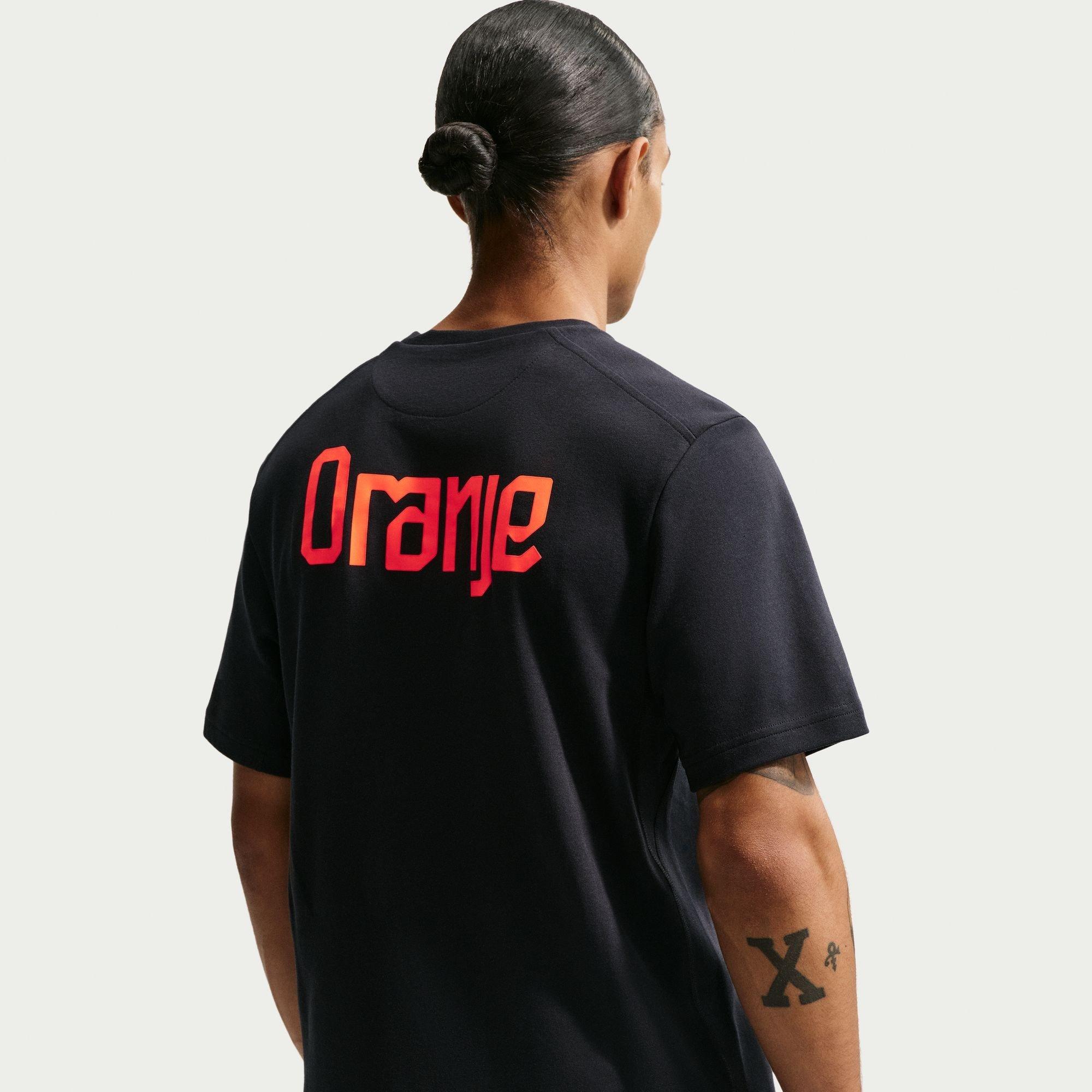 Nero/Arancione - Nike - Men's Netherlands Short Sleeve T-Shirt - 2