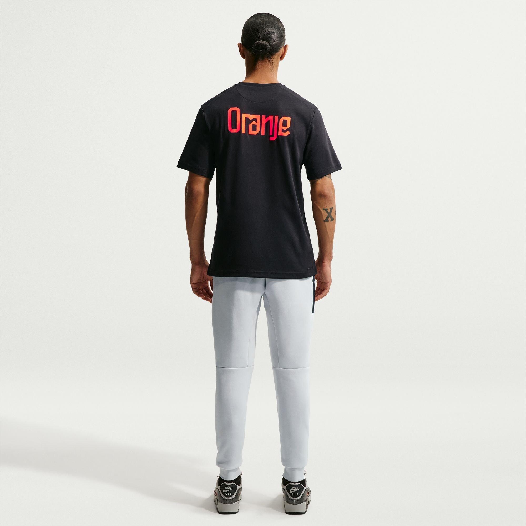 Nero/Arancione - Nike - Men's Netherlands Short Sleeve T-Shirt - 5