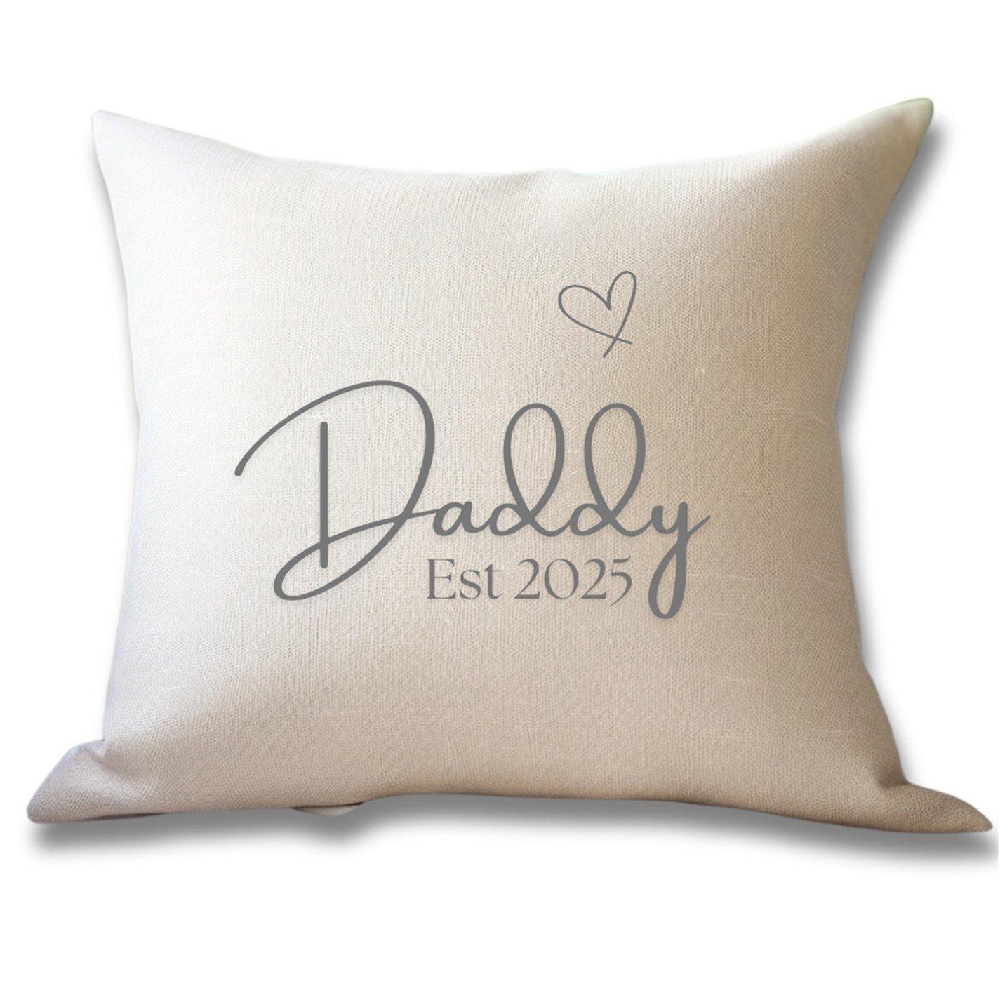 Cream - Aye Do Gifts - Daddy Est. 2026 Cushion 7700-NP-LCU - 1