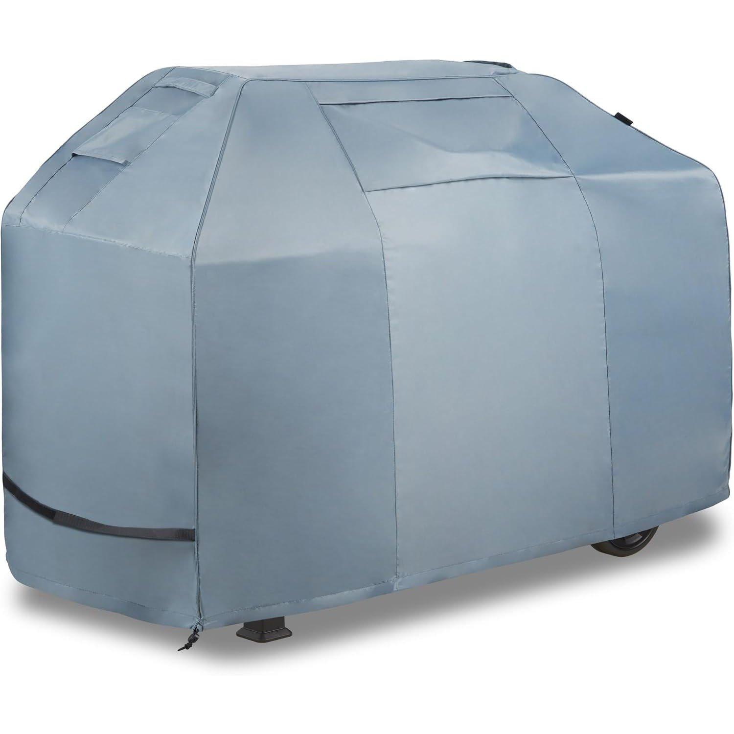 Grey - VonHaus - Large BBQ Cover- (H)130 x (W)180 x (D)70cm - 1