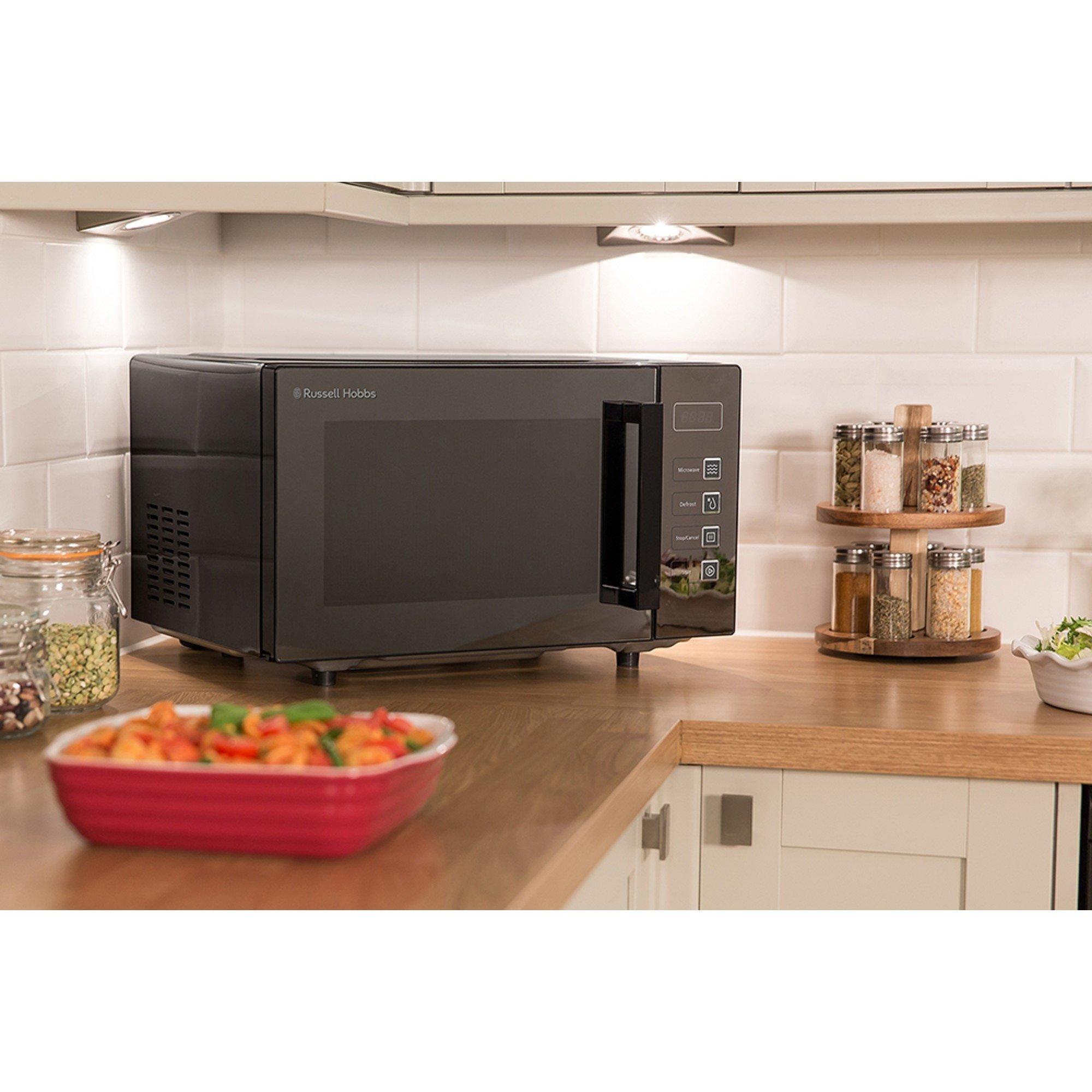 Black - Russell Hobbs - Russell Hobbs RHEM2301B Easi 23 Litre Microwave - 2