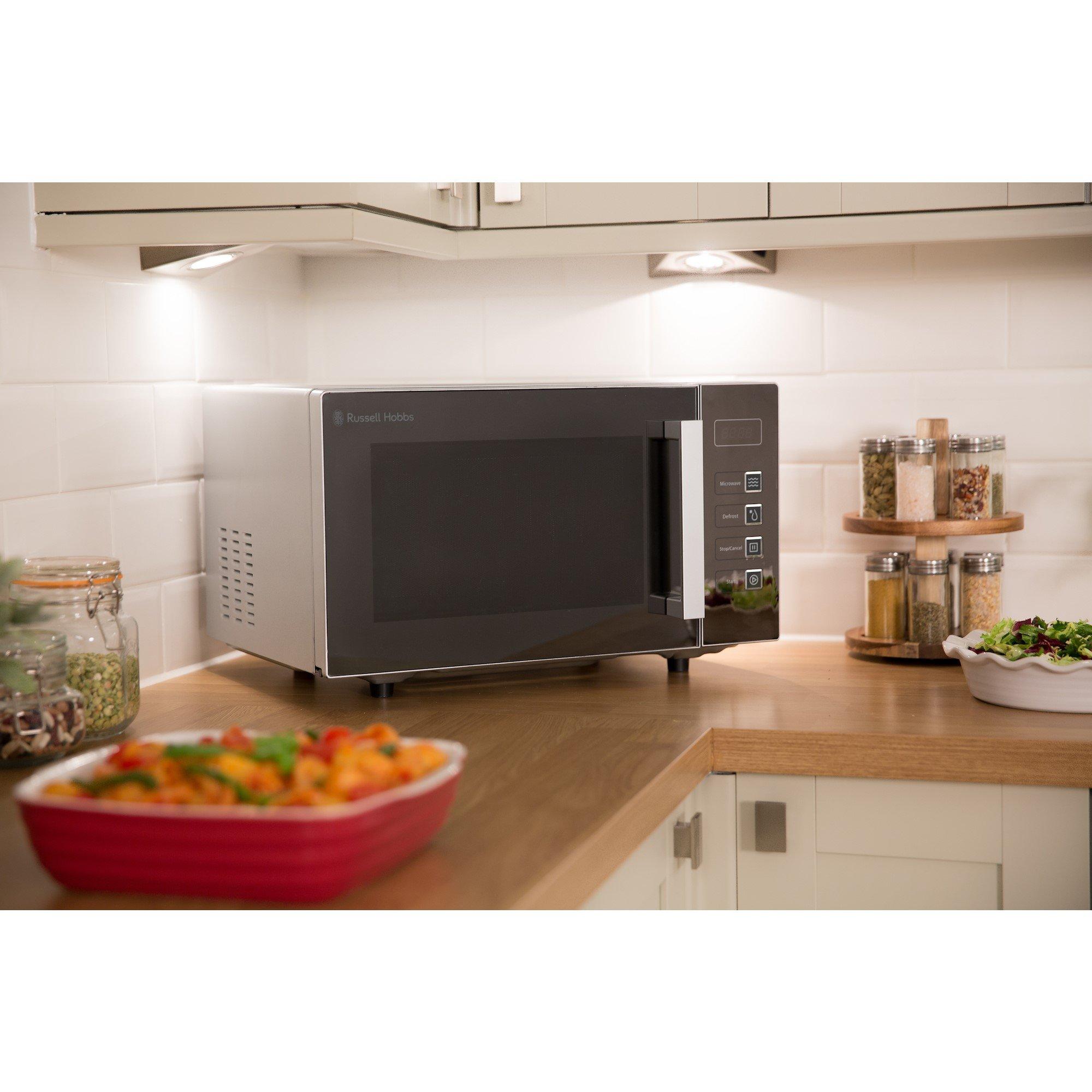 Silver - Russell Hobbs - Russell Hobbs RHEM2301S Easi 23 Litre Microwave - 2