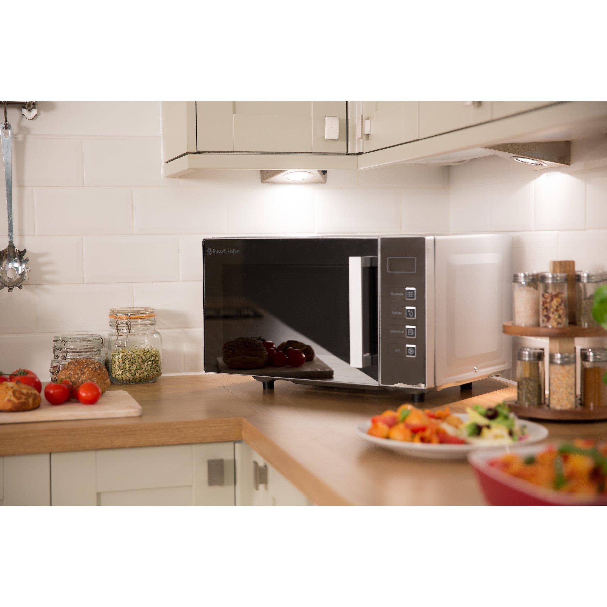 Silver - Russell Hobbs - Russell Hobbs RHEM2301S Easi 23 Litre Microwave - 3