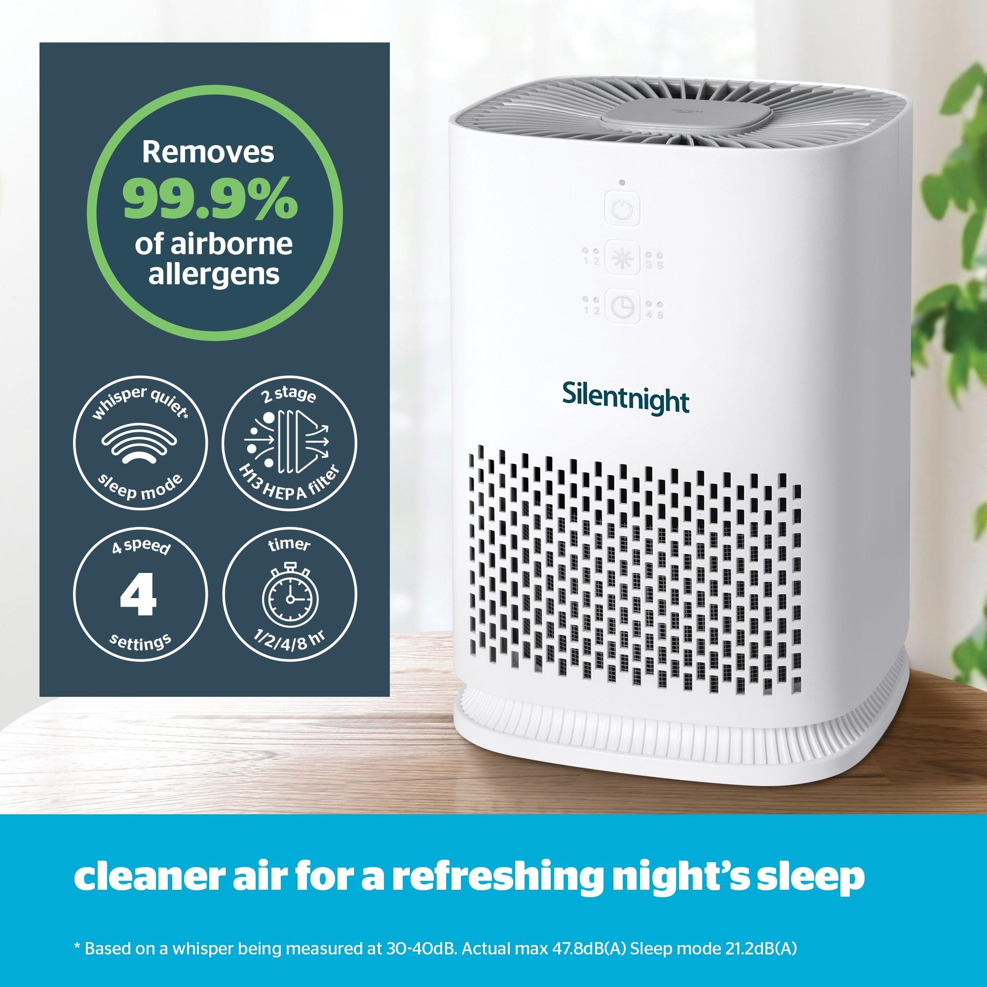 White - Silentnight - Air Purifier - 3