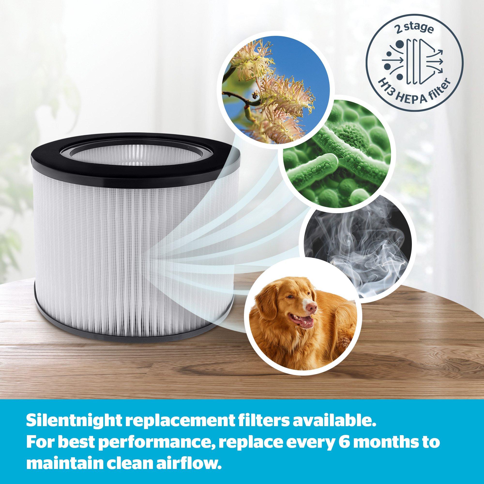 White - Silentnight - Air Purifier - 8