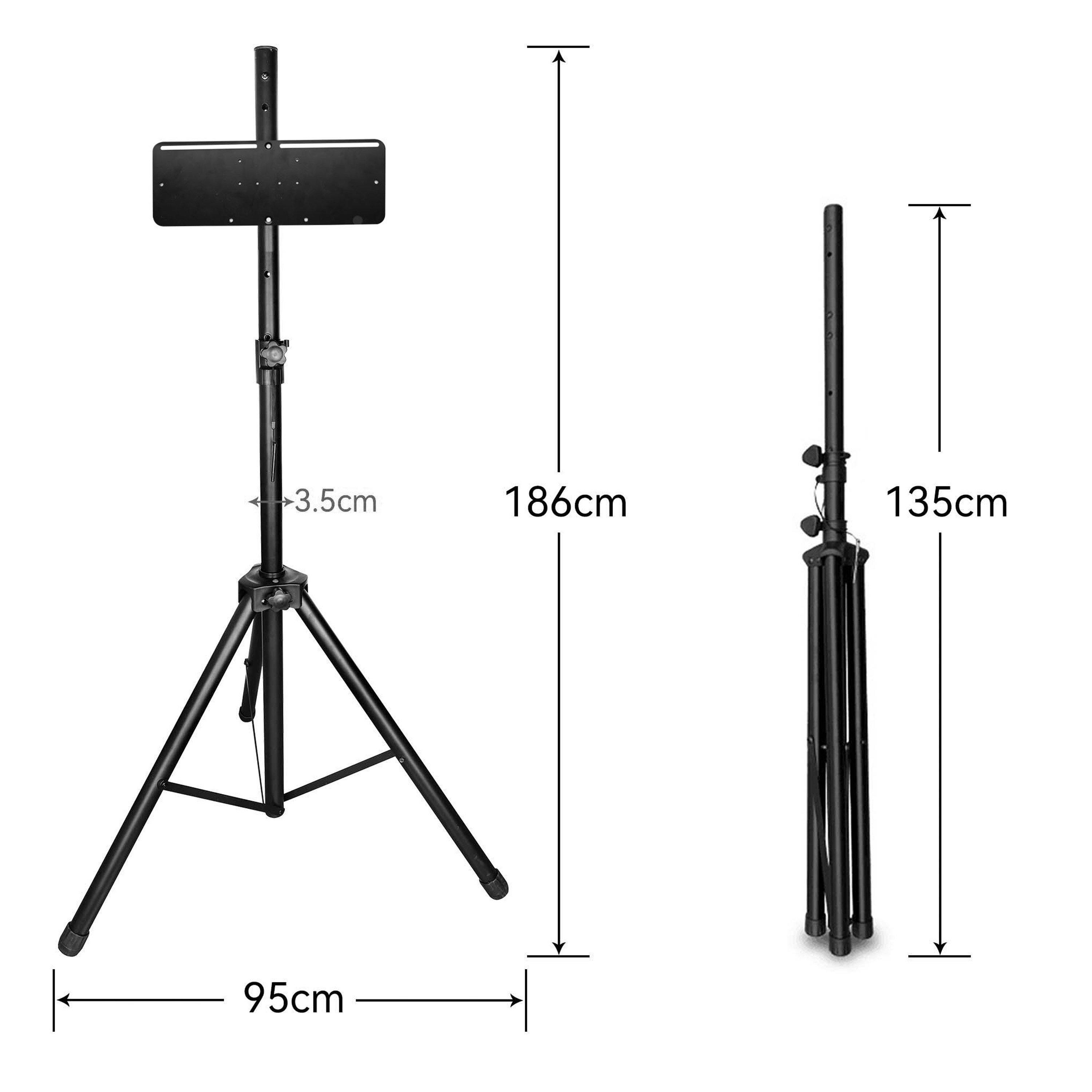 Black - Bullet - Portable Dartboard Stand - 3