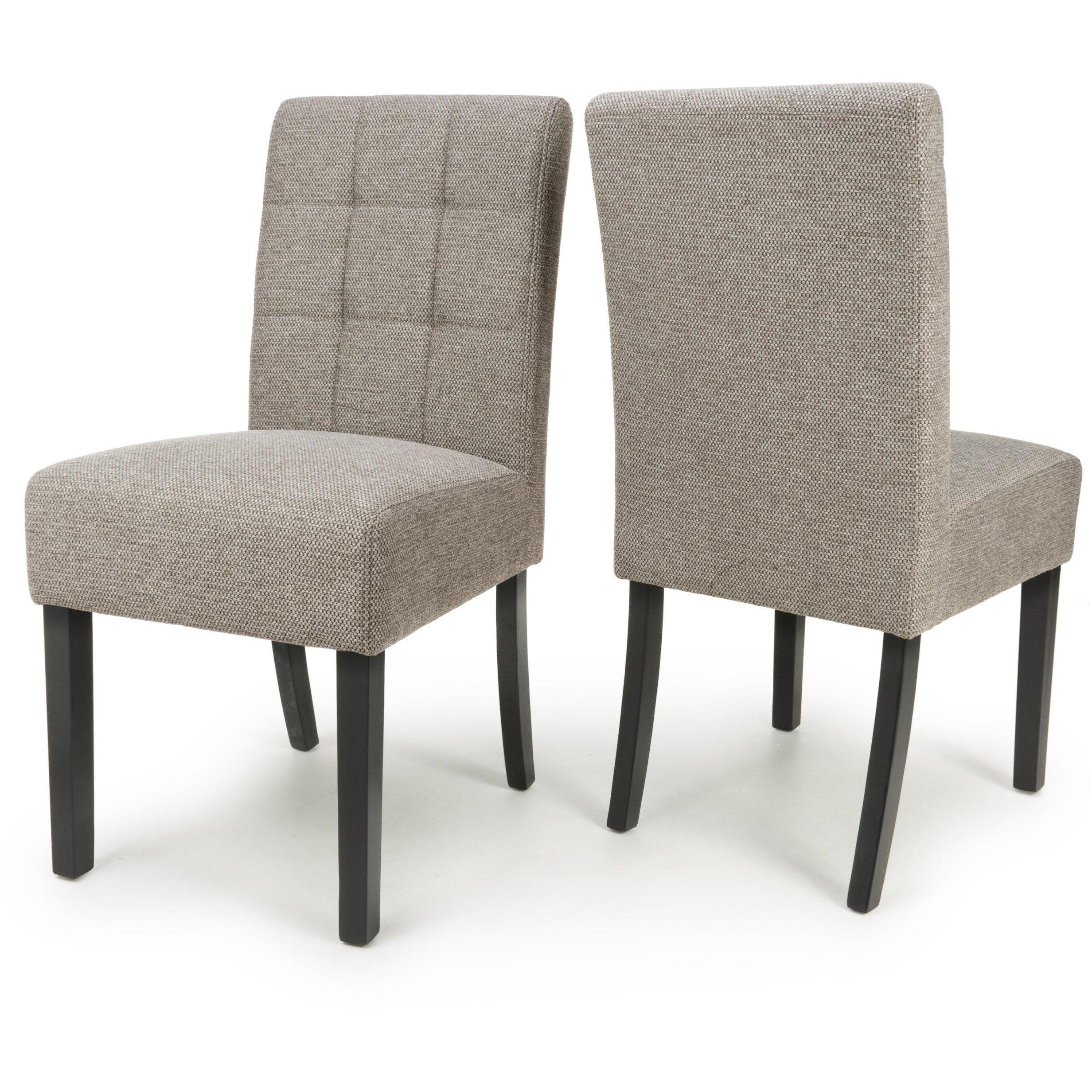 Mocha - Black - Shankar - Set of 2 Moseley Weave Mocha Dining Chairs - 1