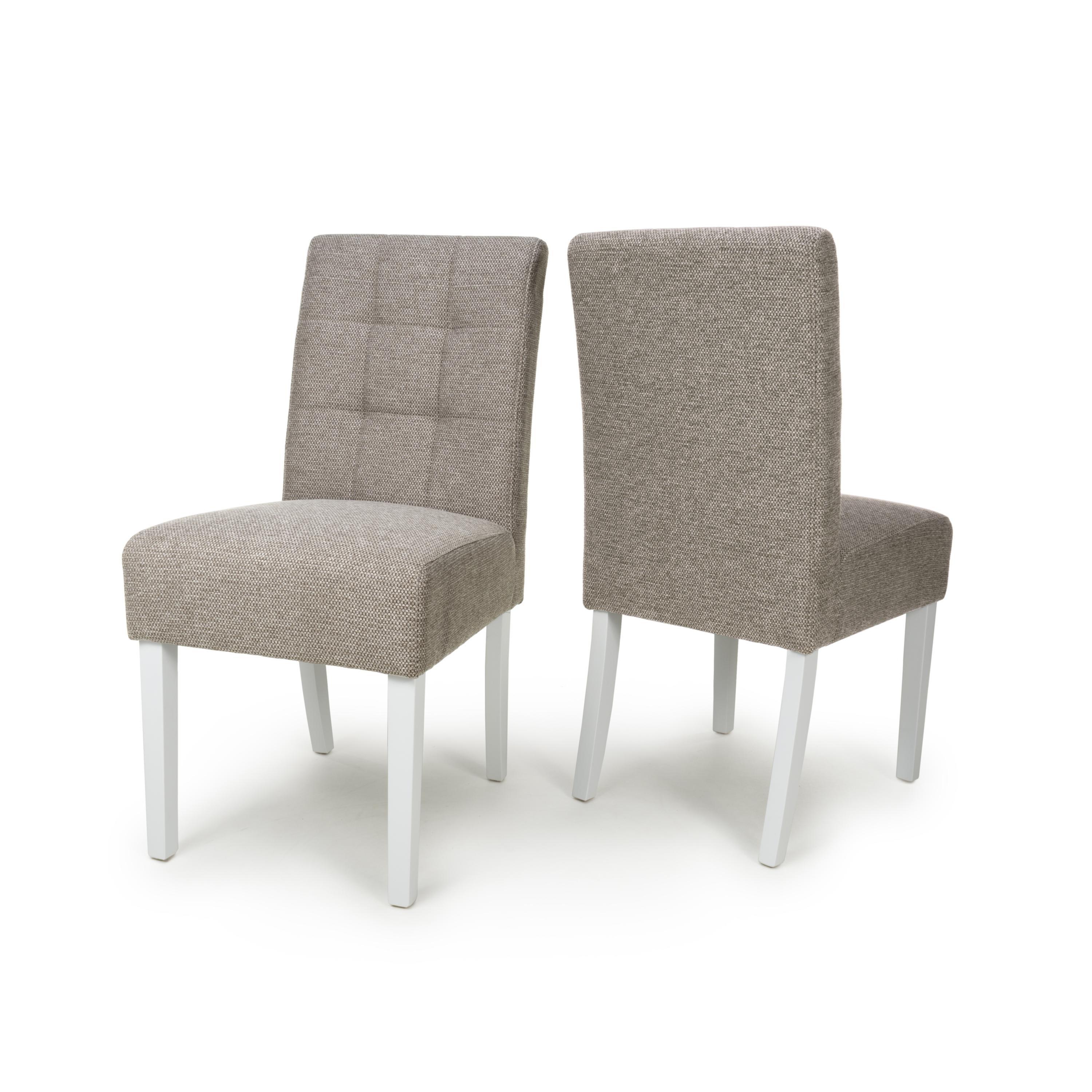 Set of 2 Moseley Weave Mocha Dining Chairs