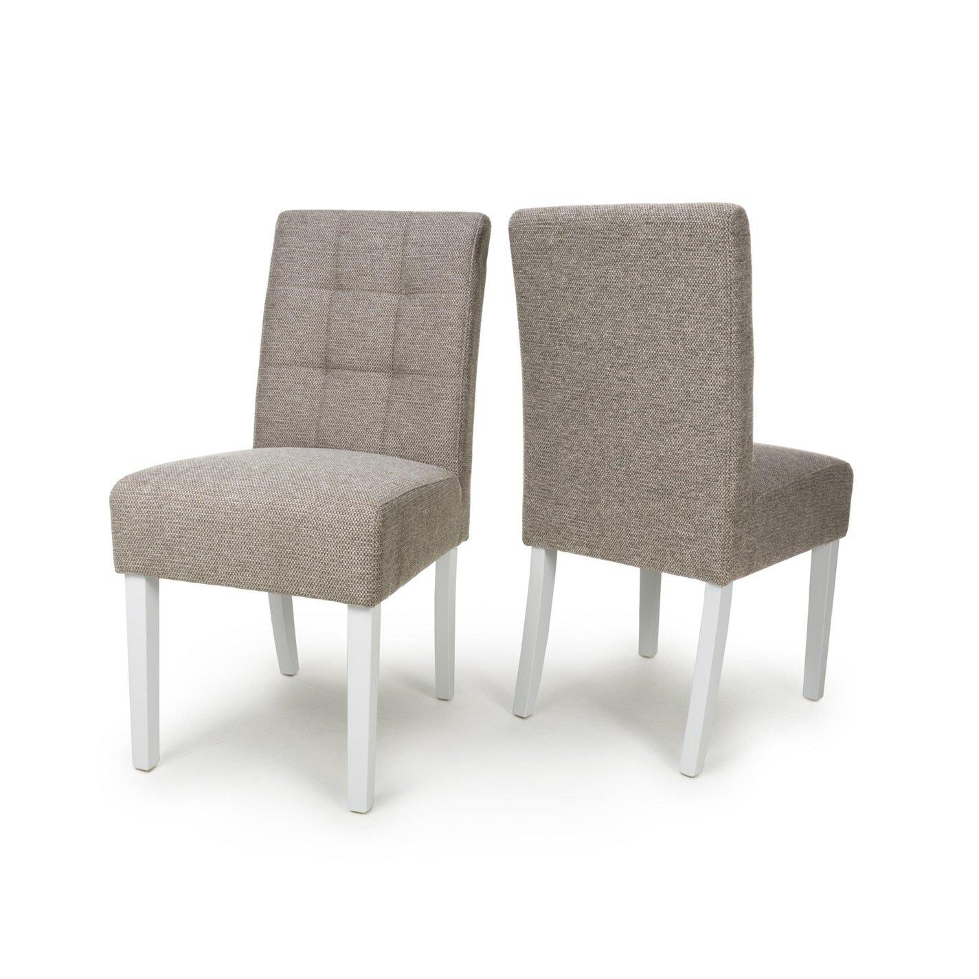 Mocha - White - Shankar - Set of 2 Moseley Weave Mocha Dining Chairs - 6