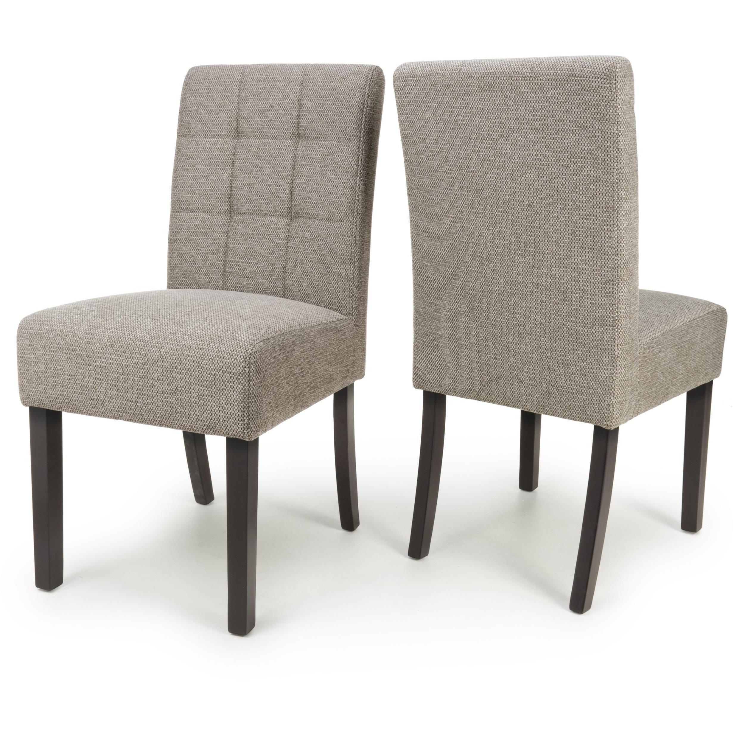 Set of 2 Moseley Weave Mocha Dining Chairs