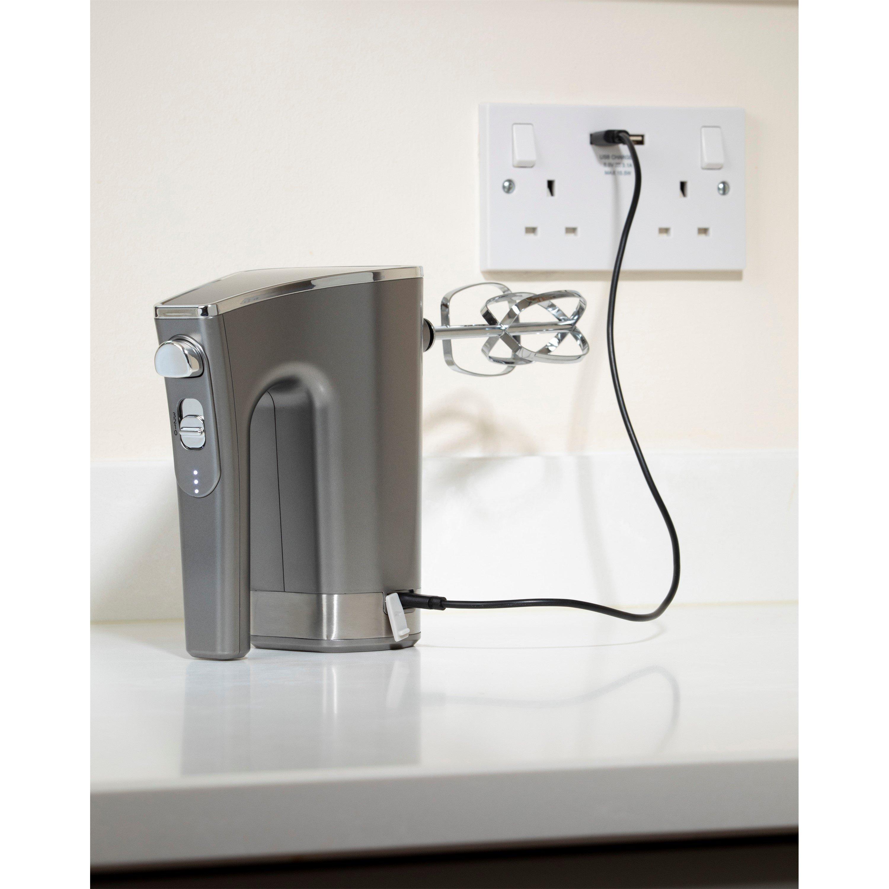 Black - Daewoo Electricals - CORDLESS PRO HAND-HELD MIXER - 6