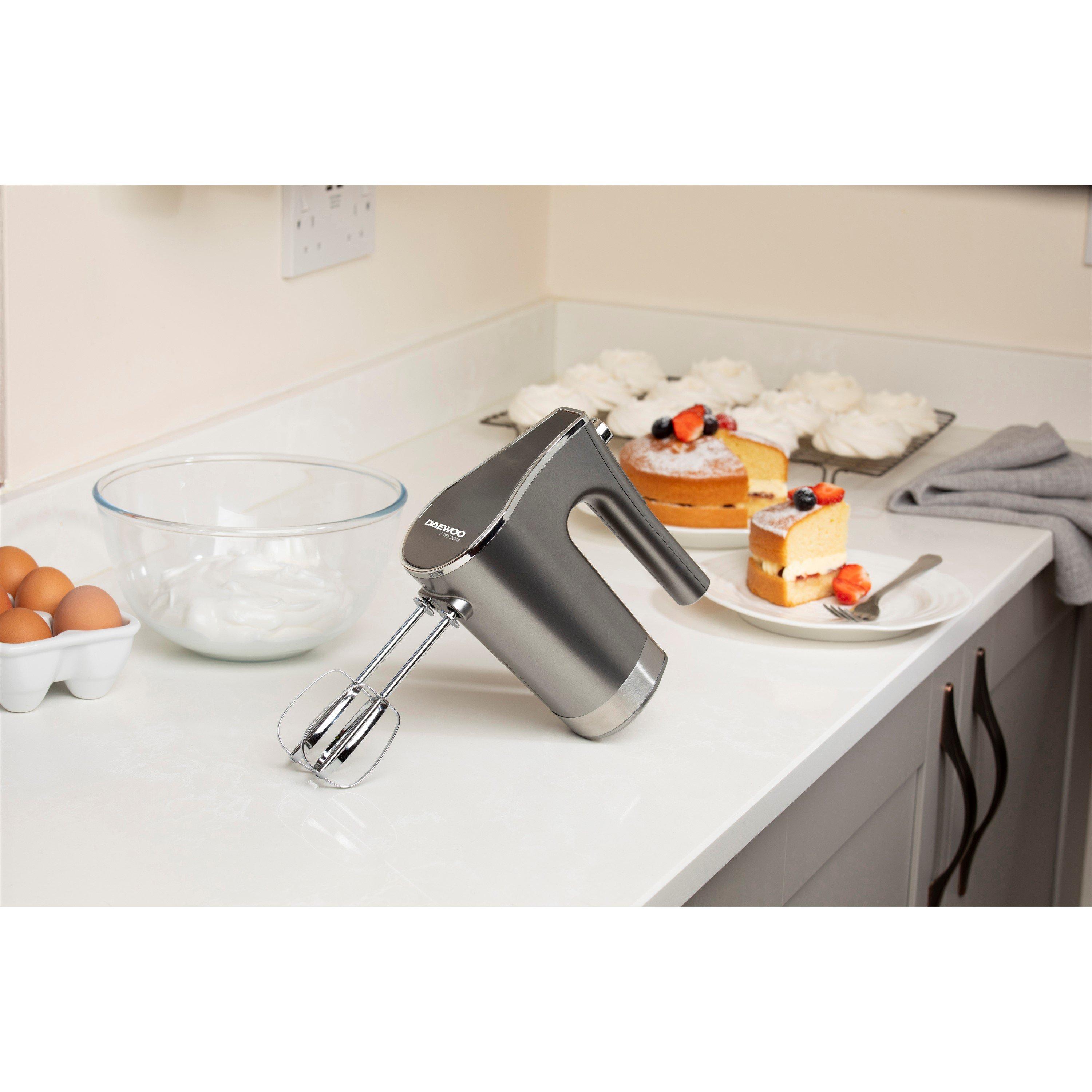 Black - Daewoo Electricals - CORDLESS PRO HAND-HELD MIXER - 8