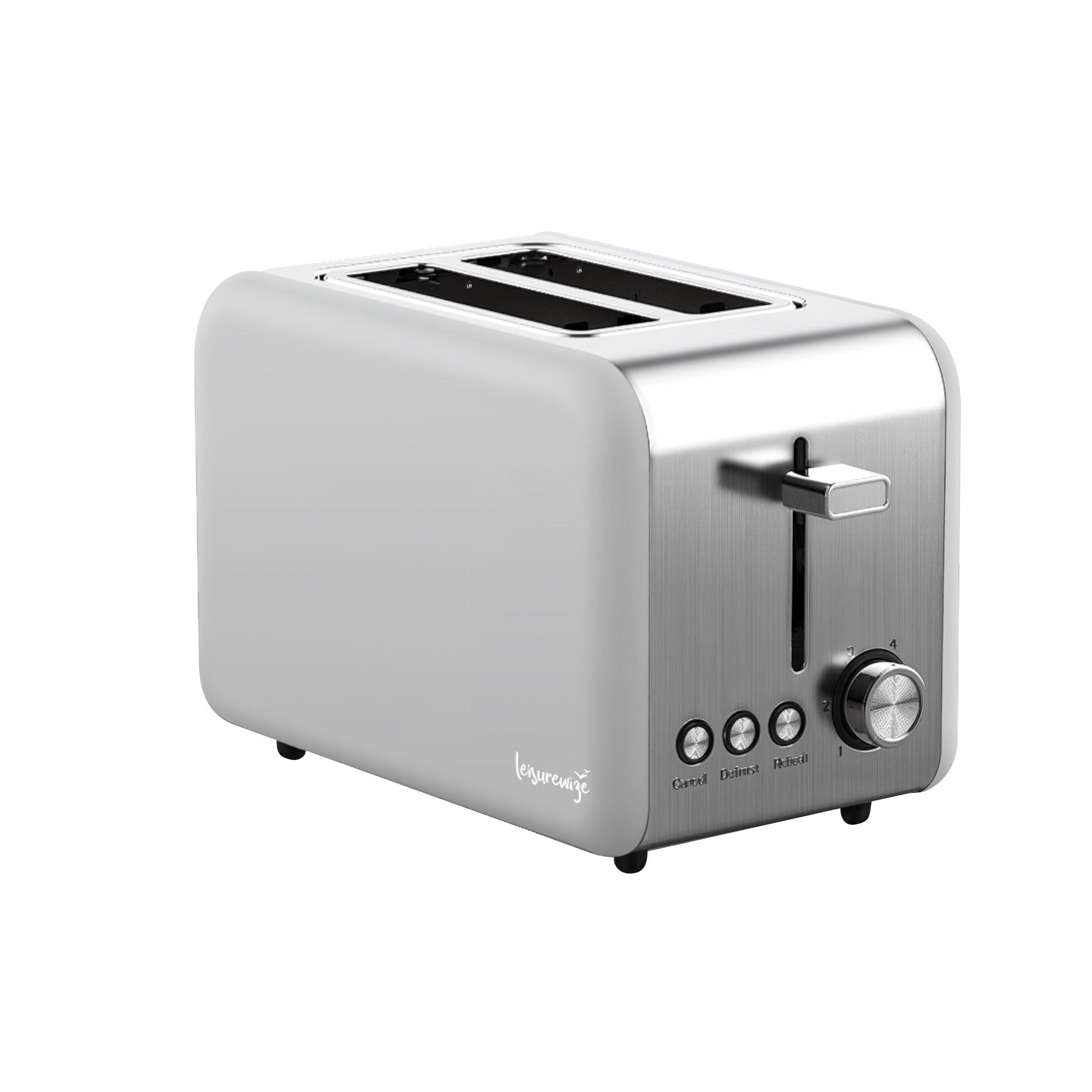 Grey - Streetwize - Sleek Toaster - Grey - 1