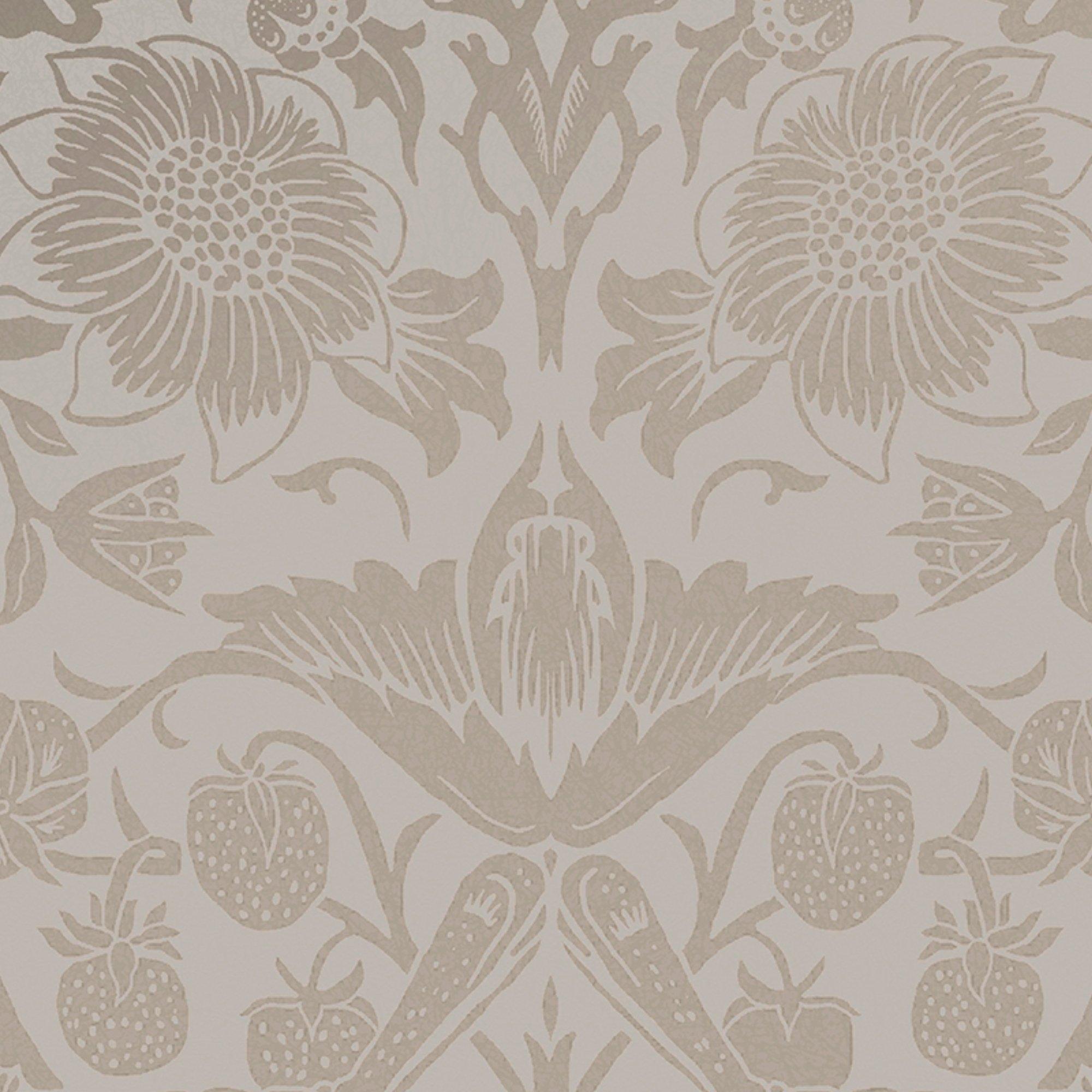 Netural - William Morris at Home - William Morris at Home Strawberry Thief Fibrous - 4