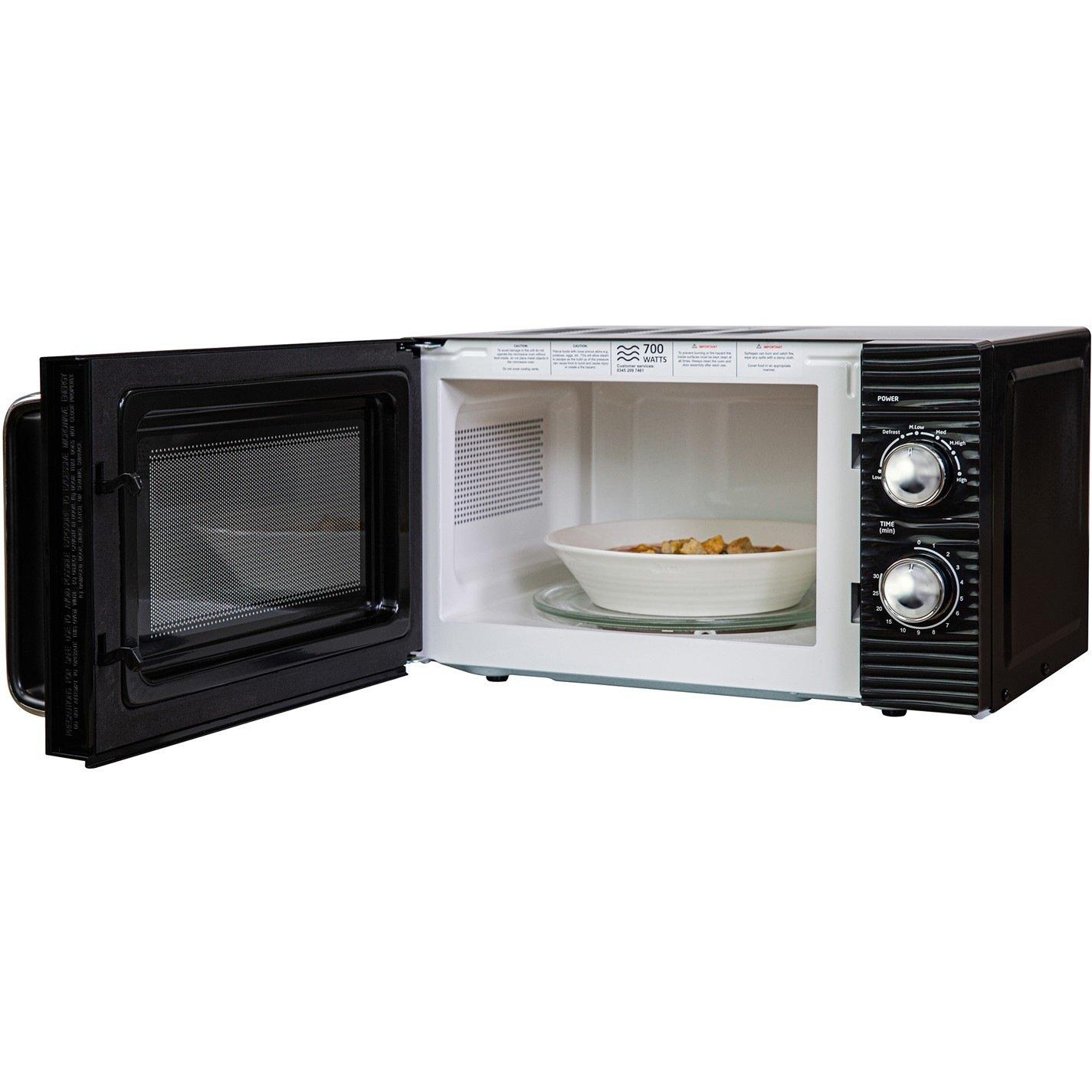 Black - Russell Hobbs - RHM1731B 17L Manual Microwave - 8