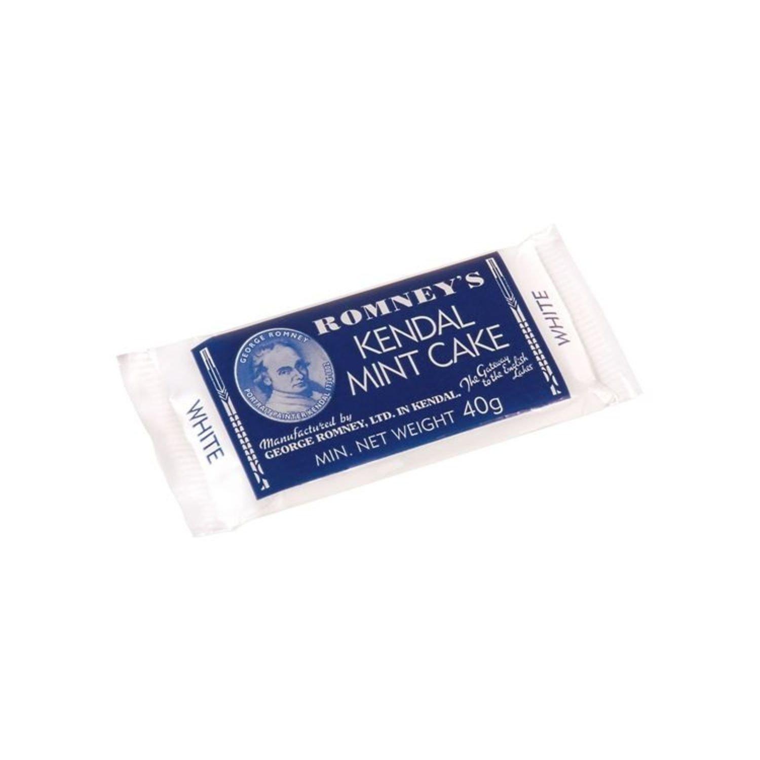 Romneys  Kendal Mint Cake (42 X 40G Bars) - White - Box of 42
