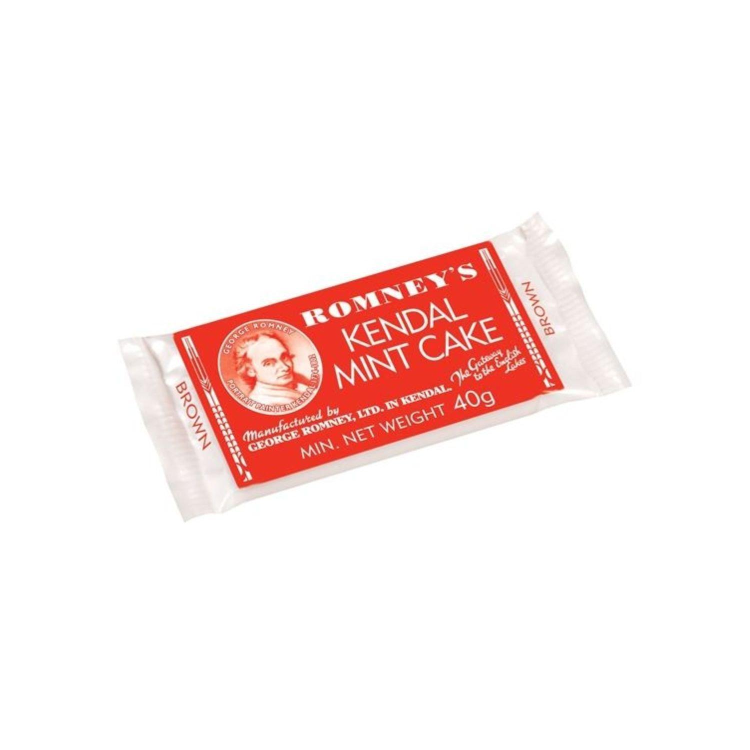 Romneys  Kendal Mint Cake (42 X 40G Bars) - Brown - Box of 42