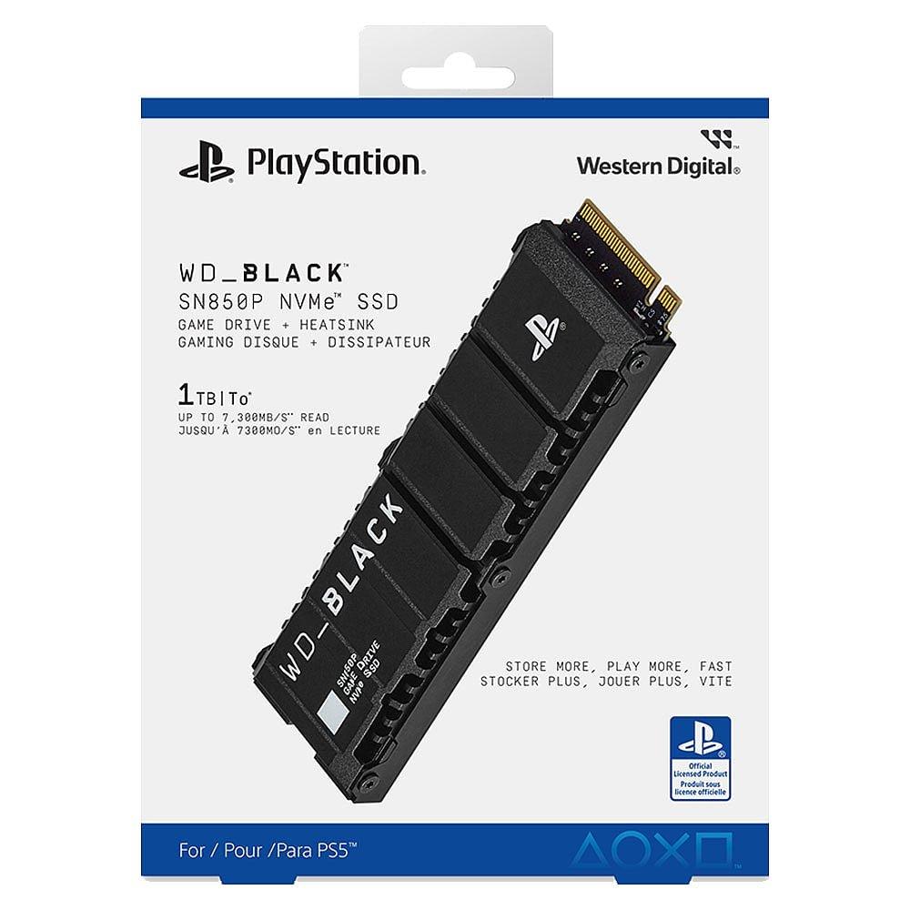 1TB - Western Digital - WD_BLACK SN850P NVMe SSD for PS5 - 1TB - 1