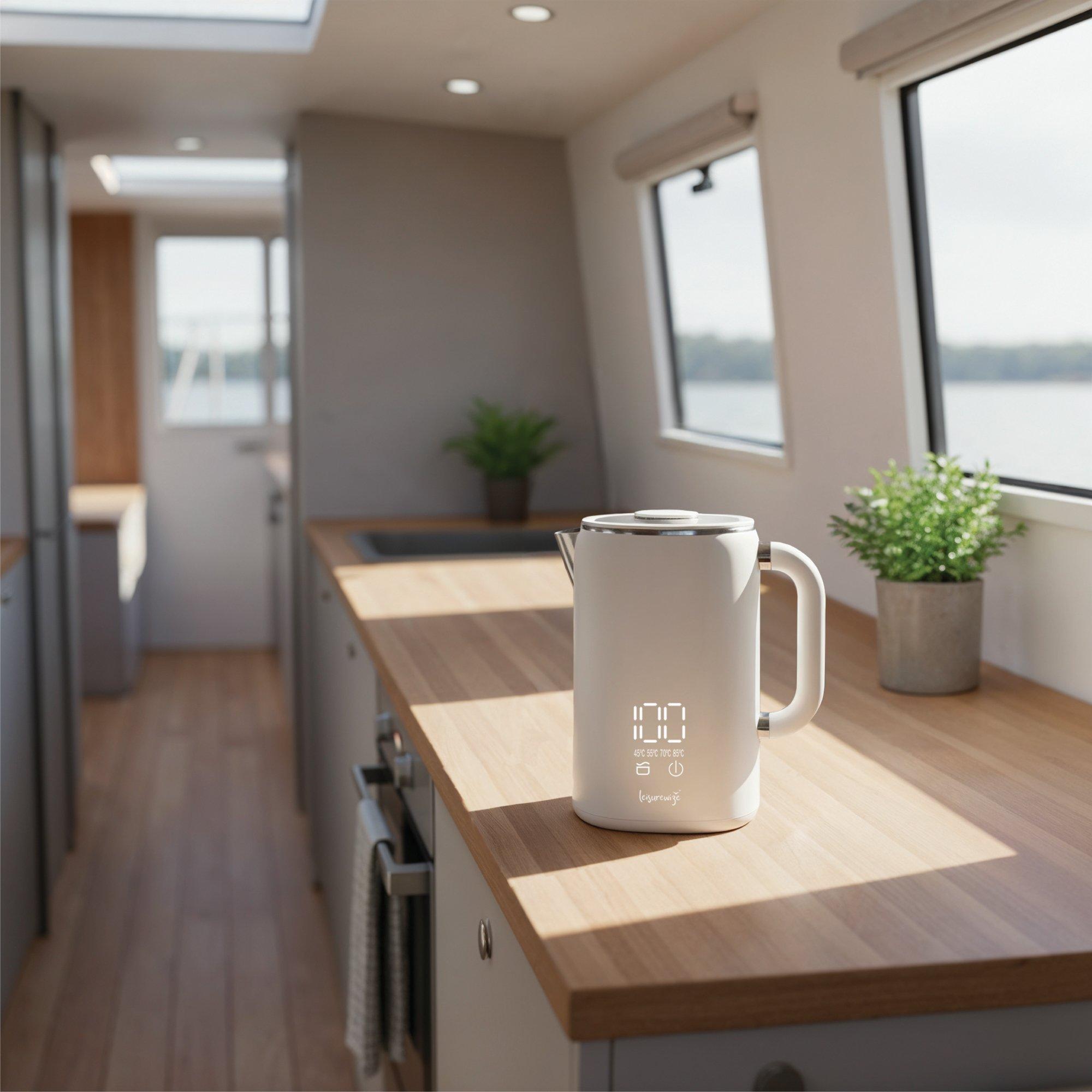 Grey - Streetwize - Sleek LED Kettle Grey - 2