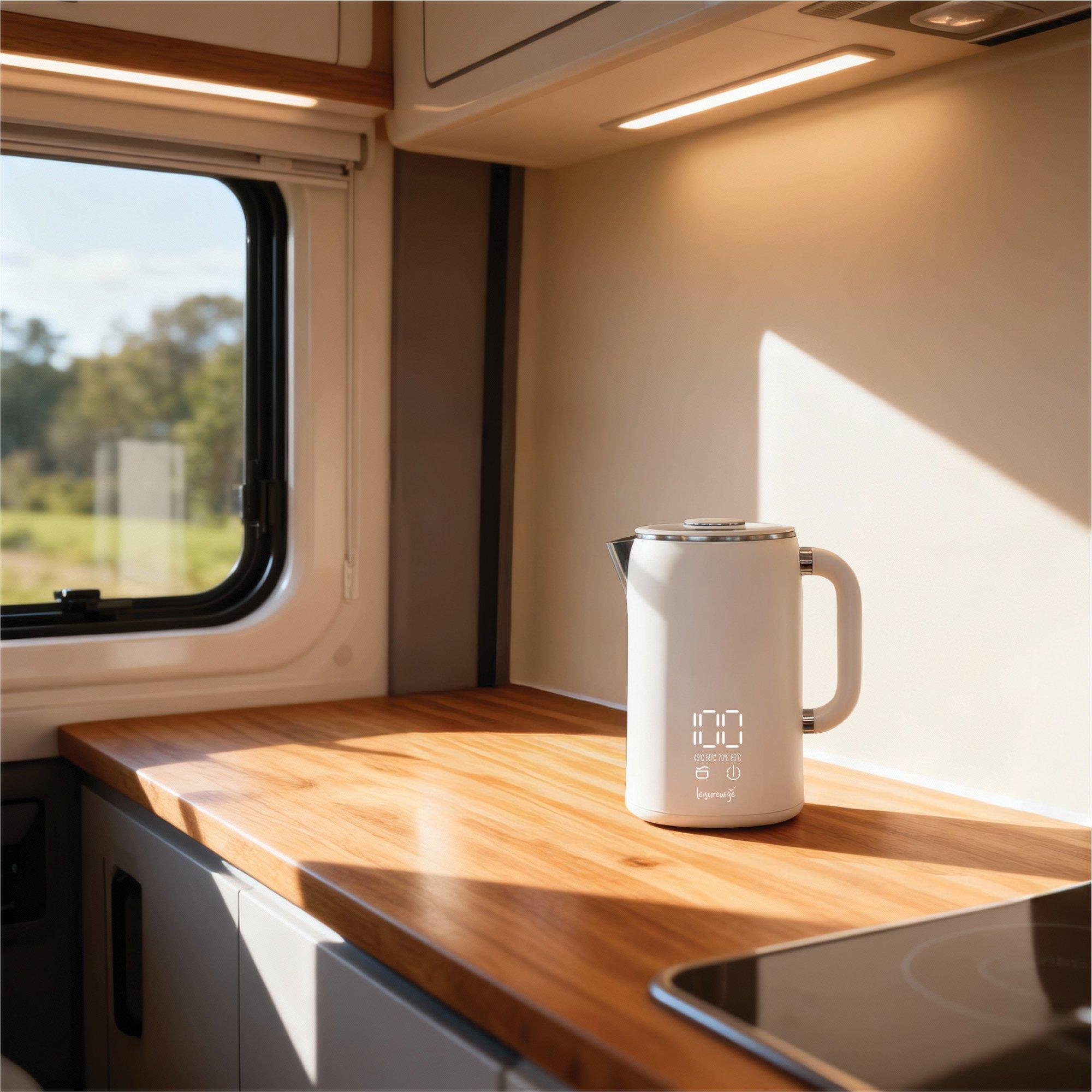 Grey - Streetwize - Sleek LED Kettle Grey - 3