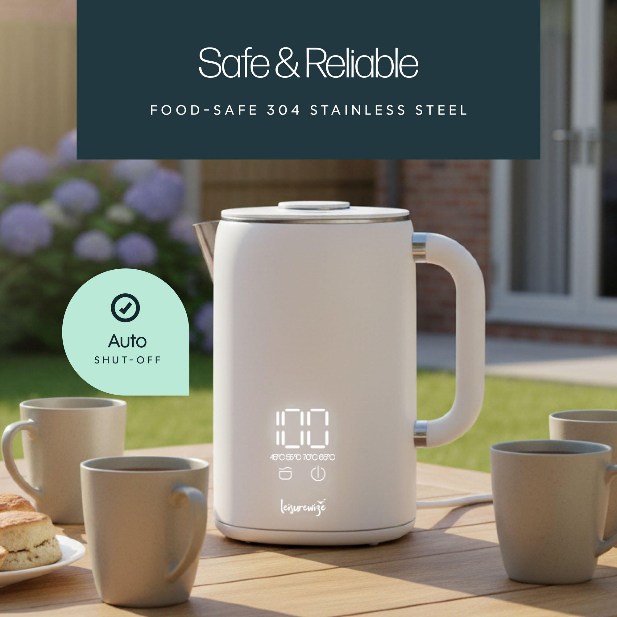 Grey - Streetwize - Sleek LED Kettle Grey - 6