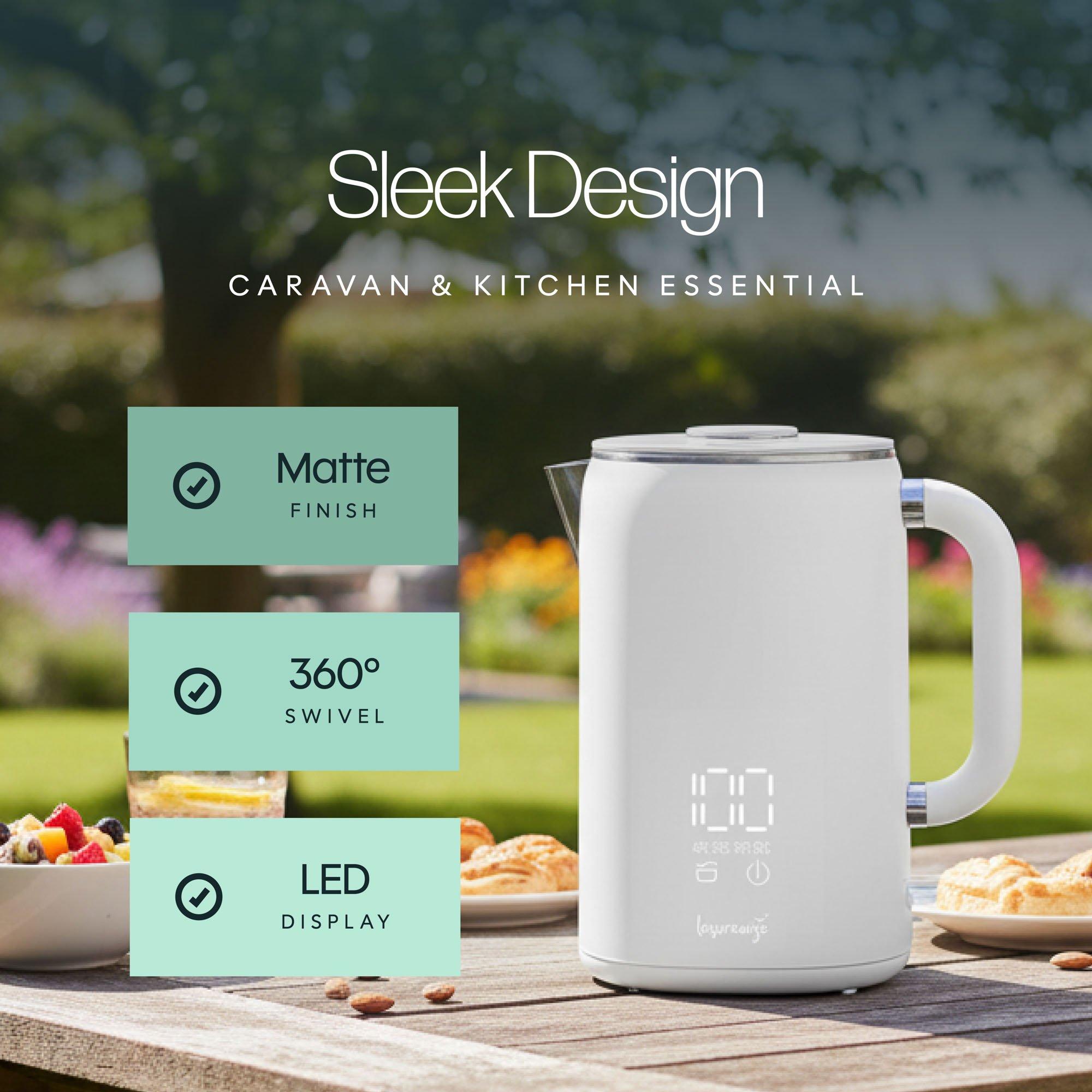 Grey - Streetwize - Sleek LED Kettle Grey - 7