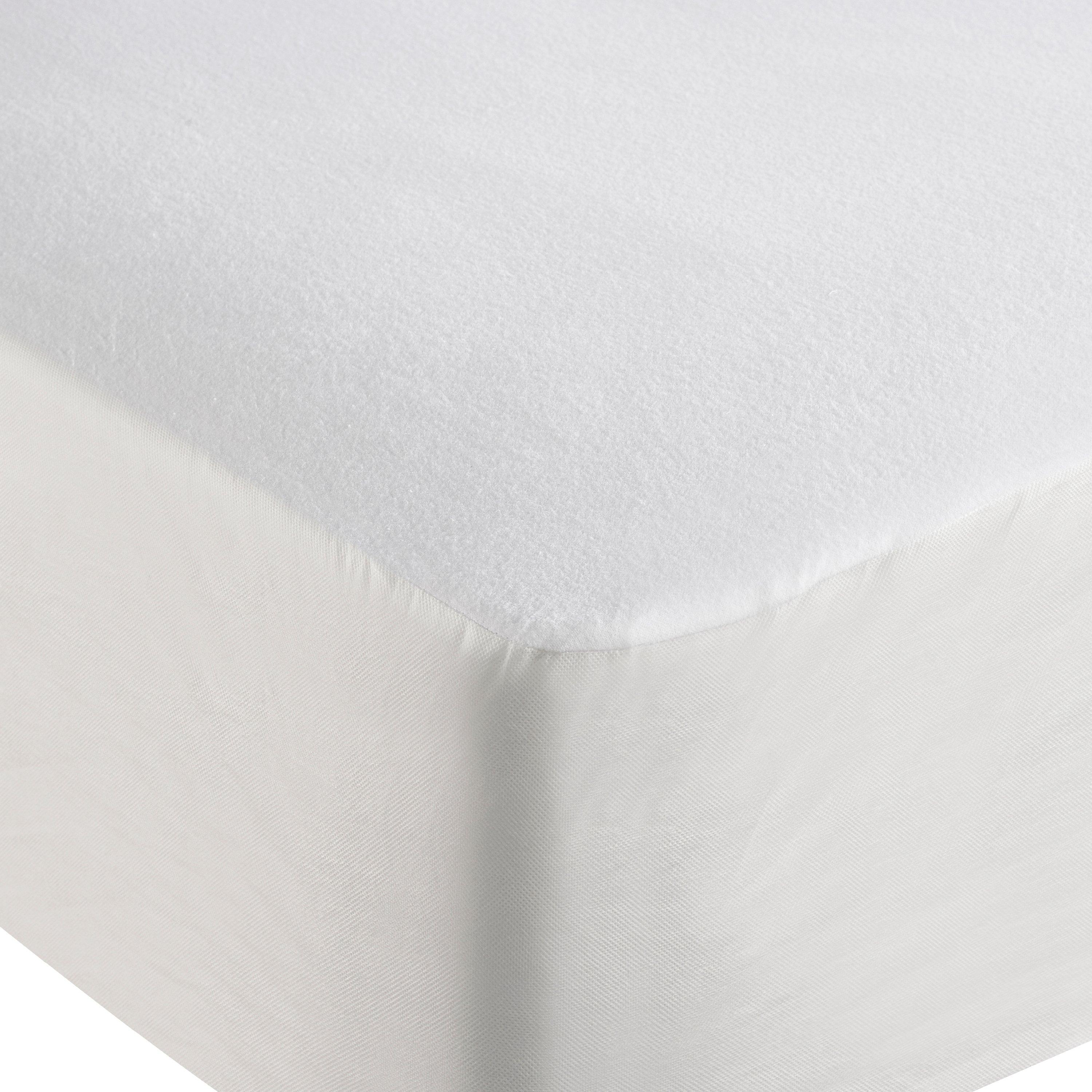 White - Downland - Essential Soft Touch Waterproof Mattress Protector - 4