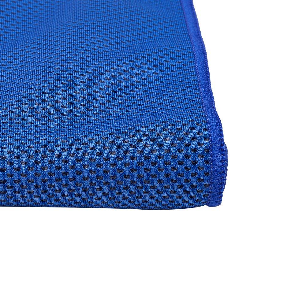 Blue - LIFE IDEAS SPORT - 4 Packs Quick Dry Towel for Outdoor Activities - 6