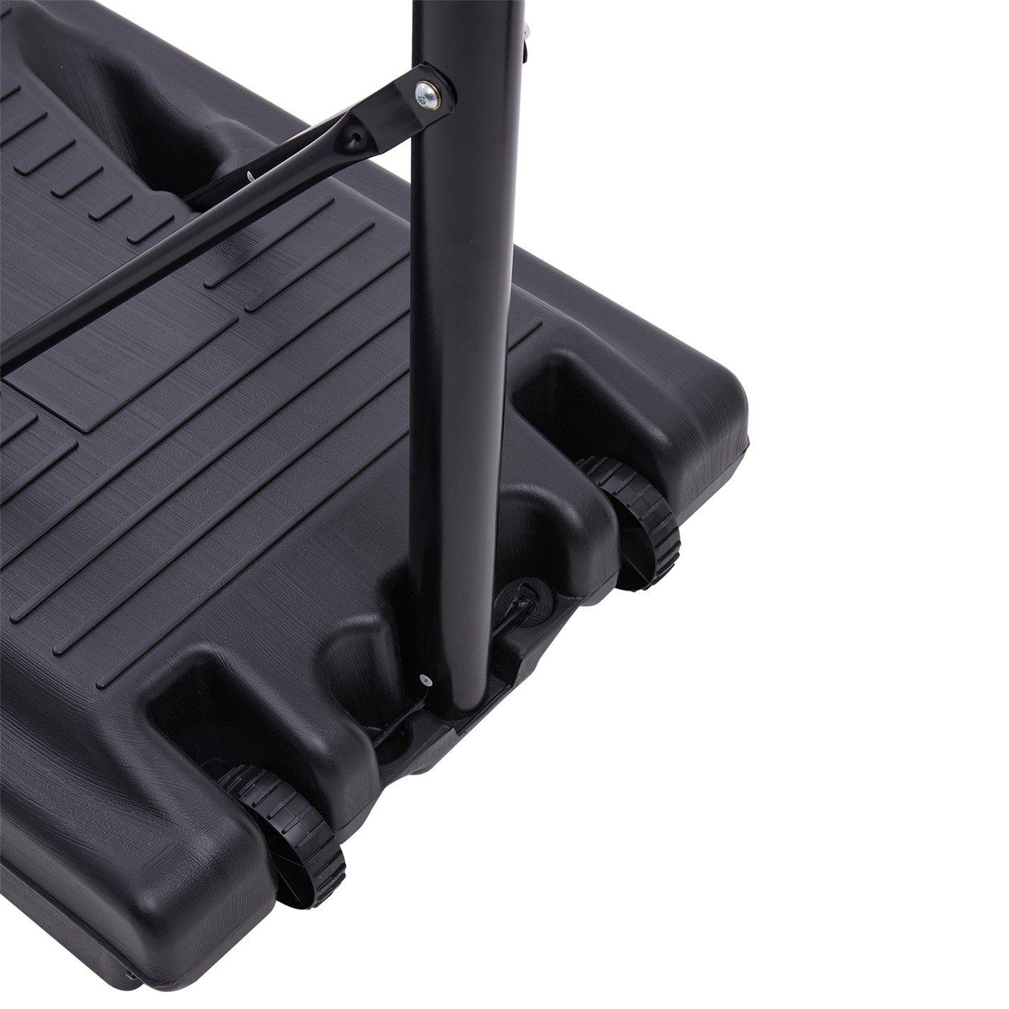 Black - LIFE IDEAS SPORT - Adjustable Basketball Hoop - 11