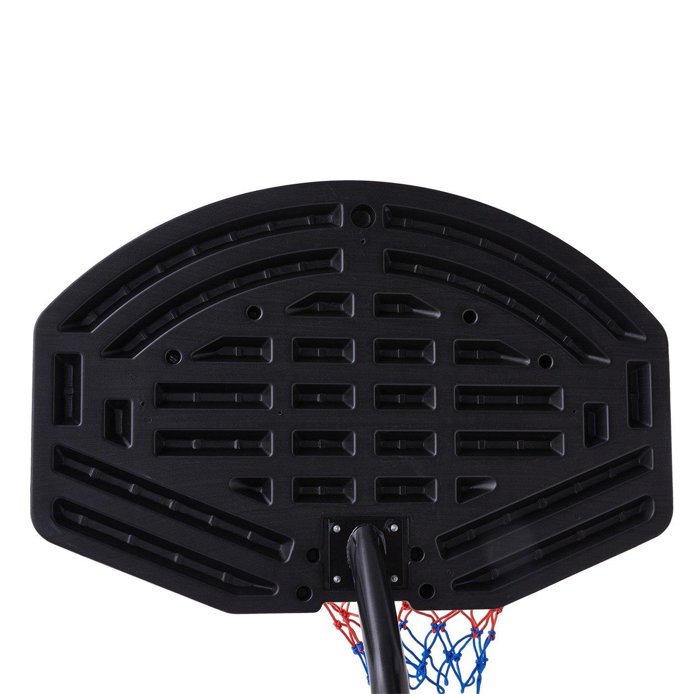 Black - LIFE IDEAS SPORT - Adjustable Basketball Hoop - 12