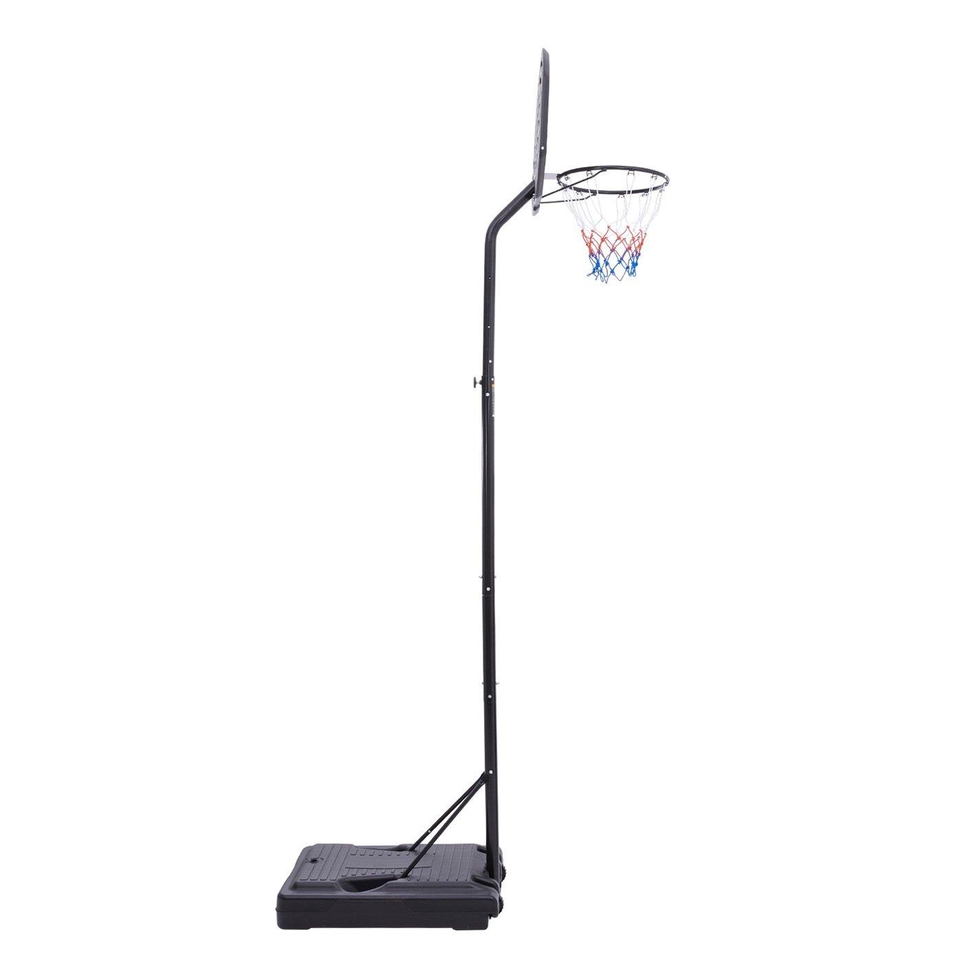 Black - LIFE IDEAS SPORT - Adjustable Basketball Hoop - 4